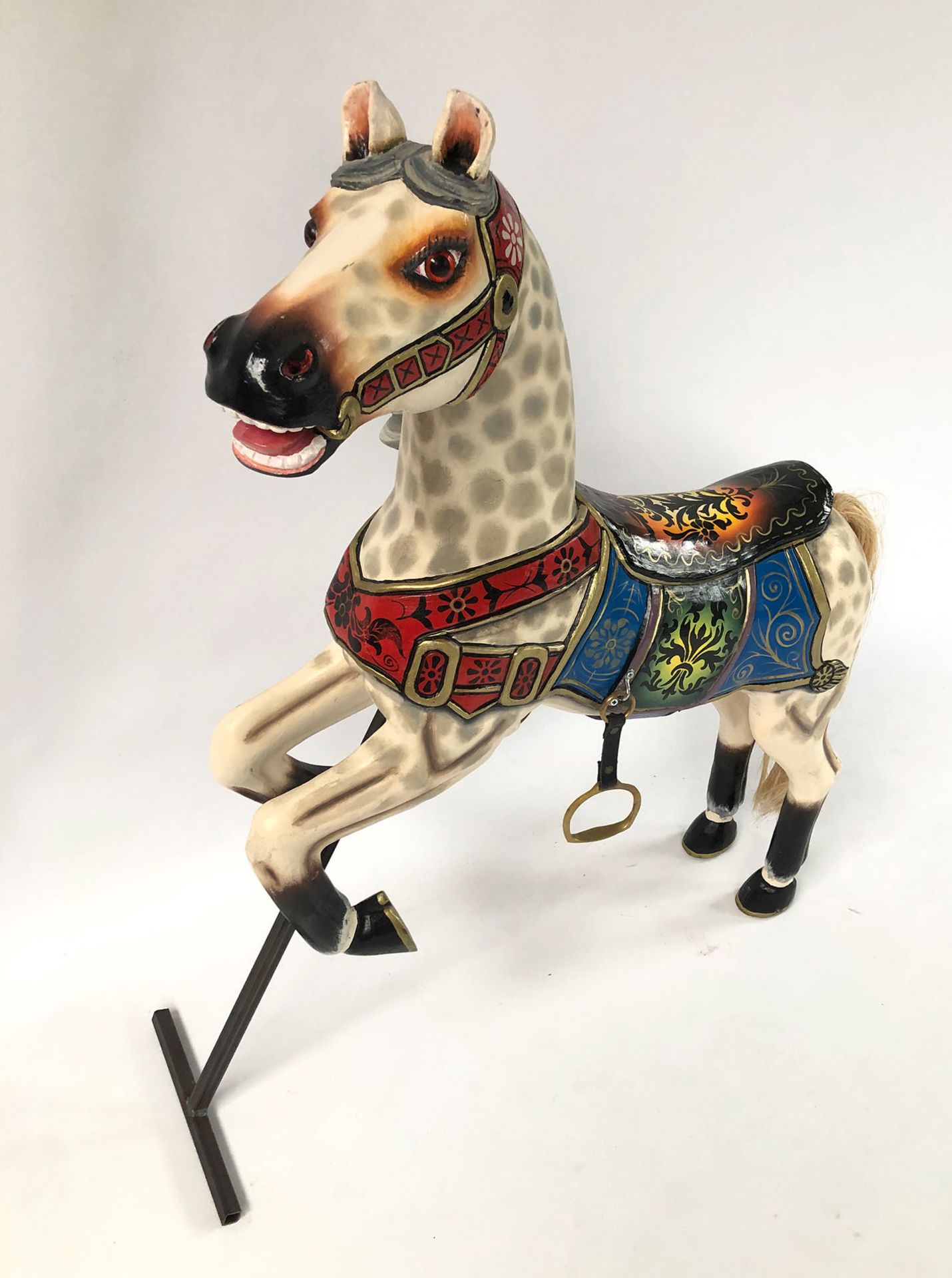 Wooden Carousel Horse from Later Half of 20th Century - Image 4 of 4