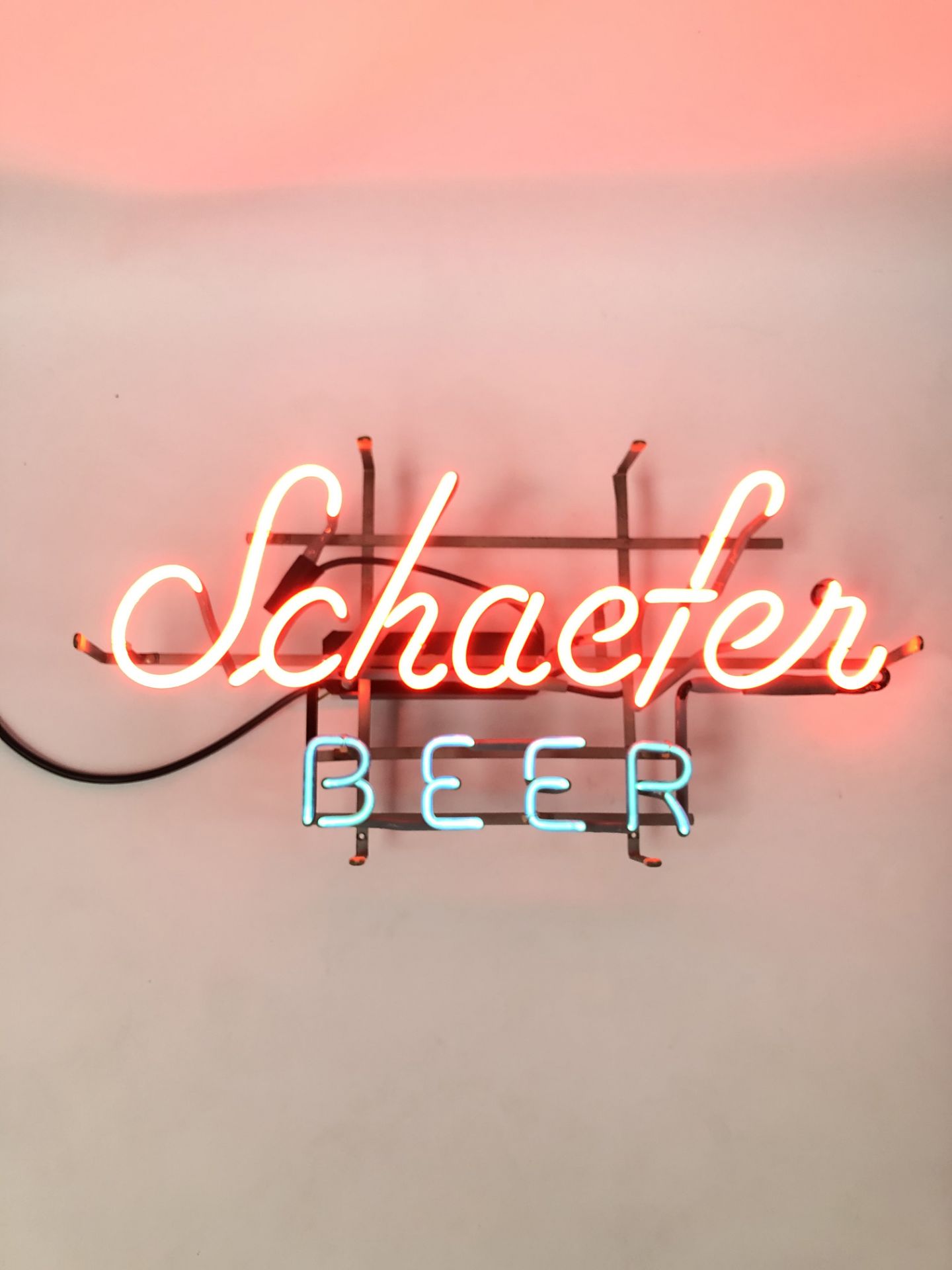 Original Schaefer Beer Neon sign