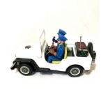 Tin Toy Police Dept Jeep