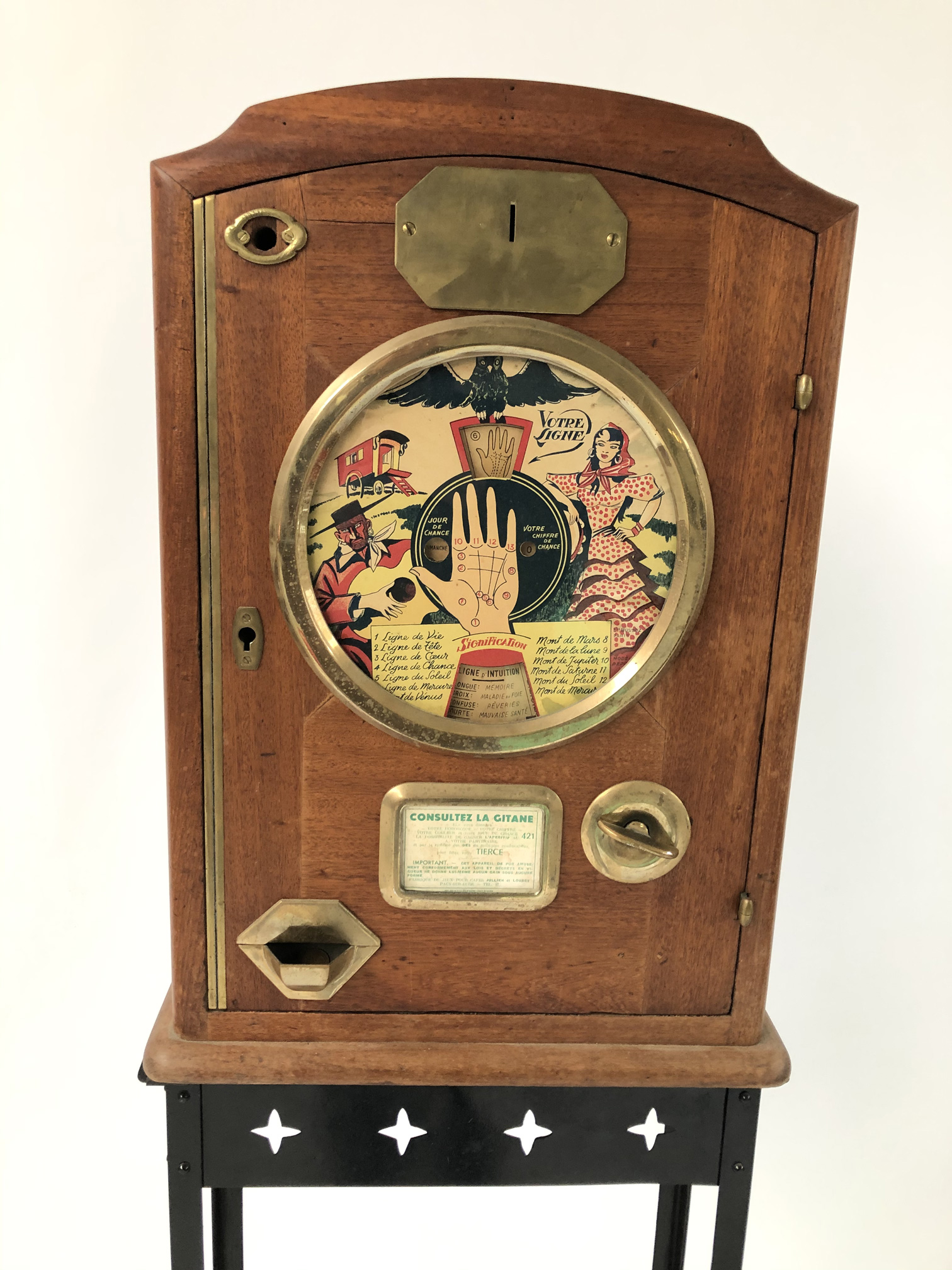 French "Votre Ligne" Fortune Teller Machine ca. 1937 - Image 4 of 5