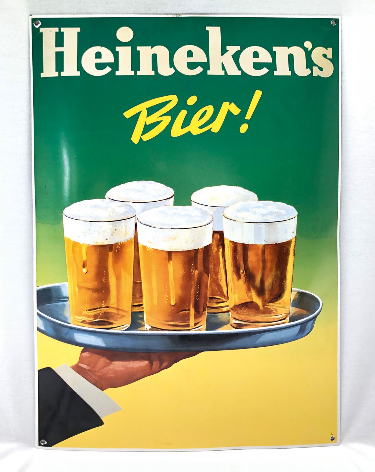 Dutch enamel sign Heineken's bier