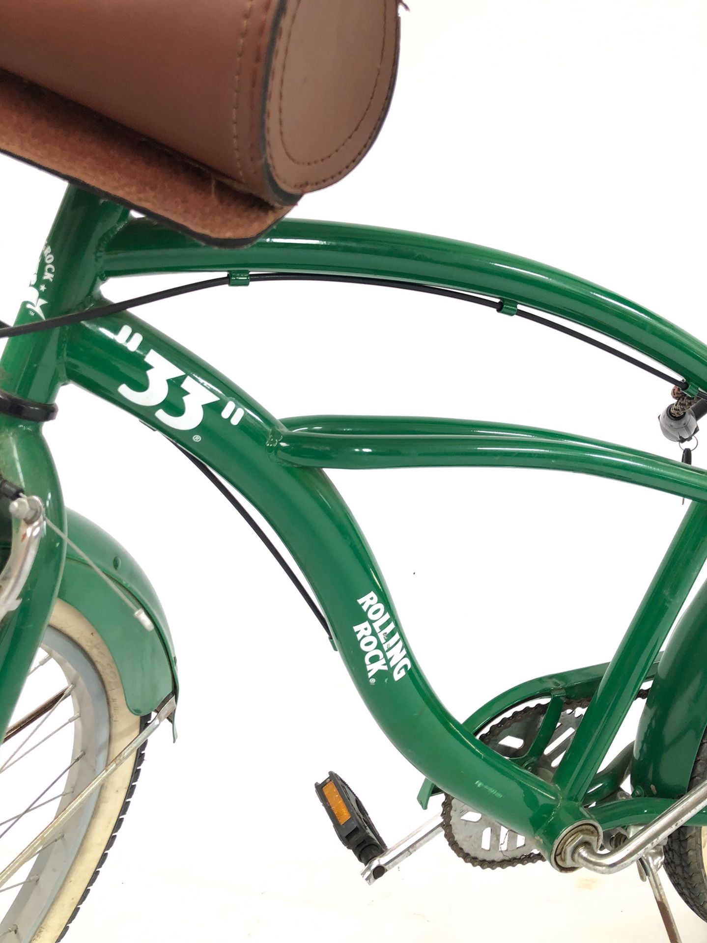 Rolling Rock Beer Branded 26" Beach Cruiser Bicycle - Bild 2 aus 4