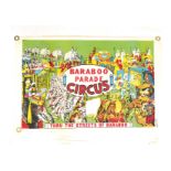 1970 Baraboo Parade Circus Poster