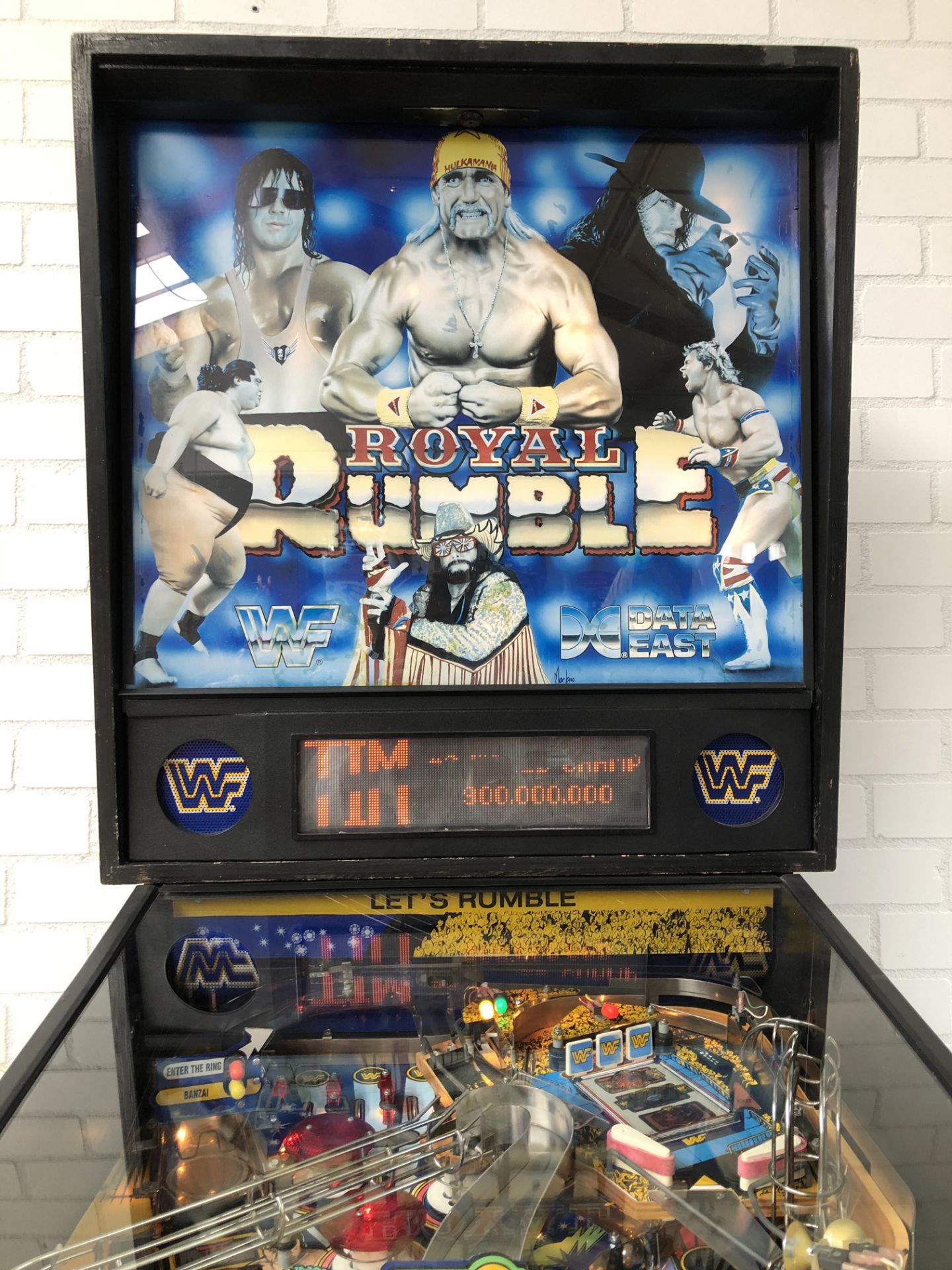 1994 WWF Royal Rumble Data East Pinball Machine  - Image 4 of 19