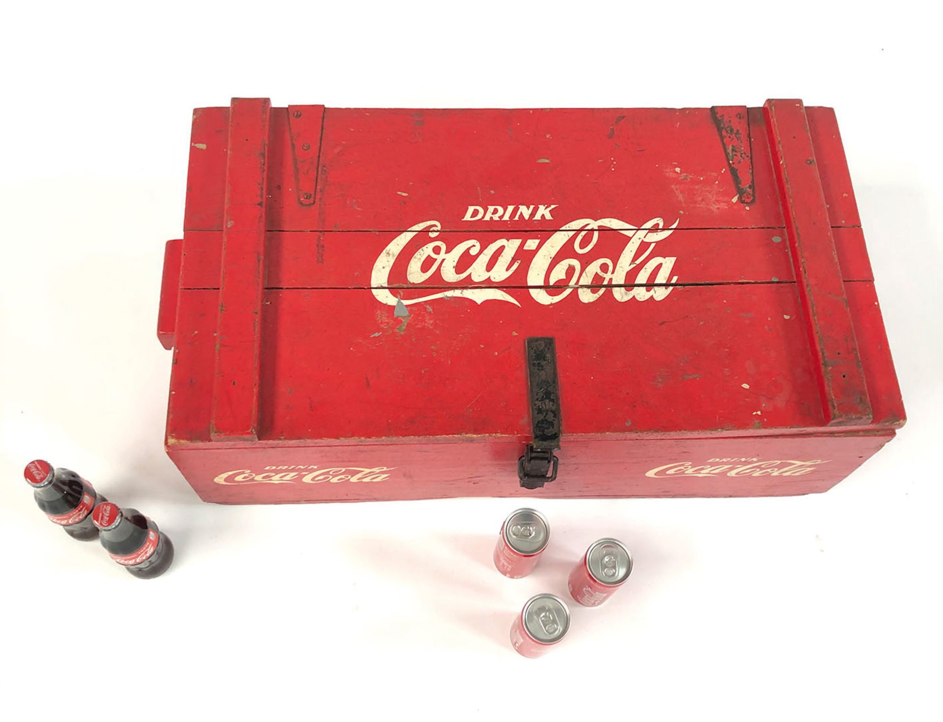 Original Coca-Cola Wooden Ice Box from Netherlands - Image 3 of 5