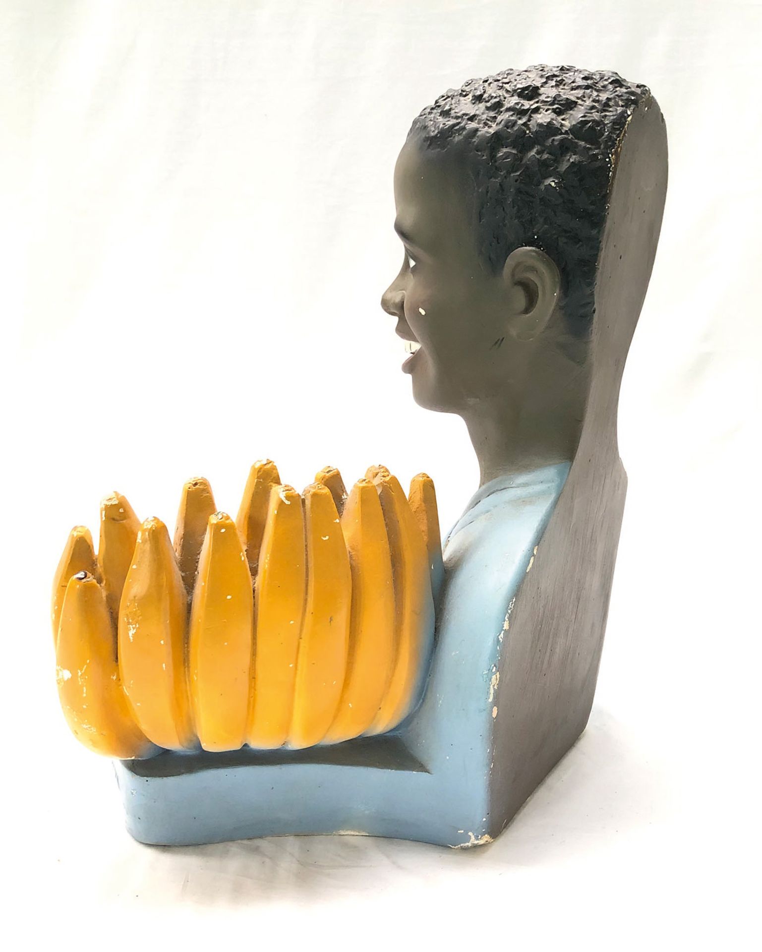 Original L.V.P./Elvepe Plaster Banana Advertising Statue - Image 3 of 3