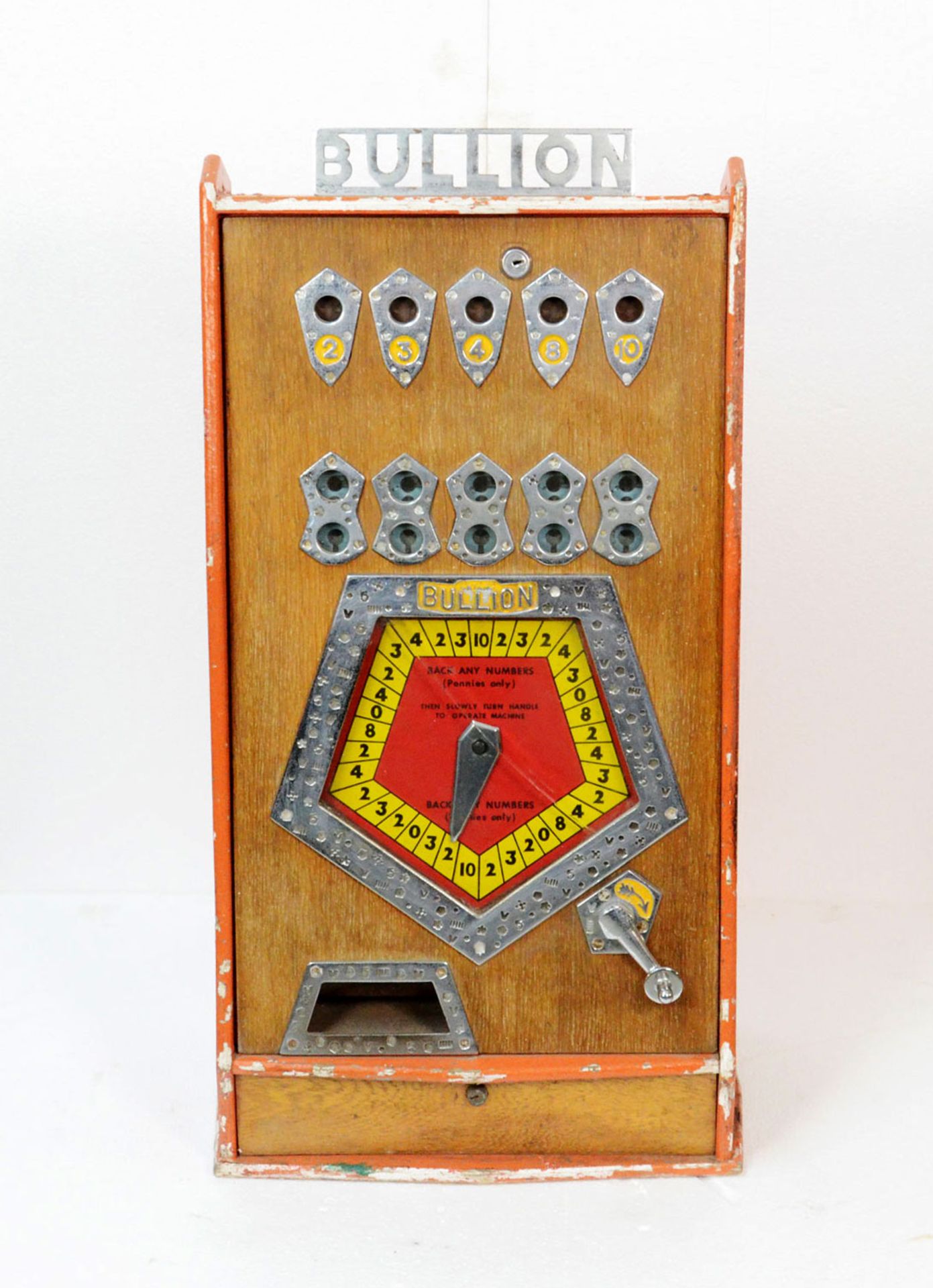 Bryans BULLION coin operated game