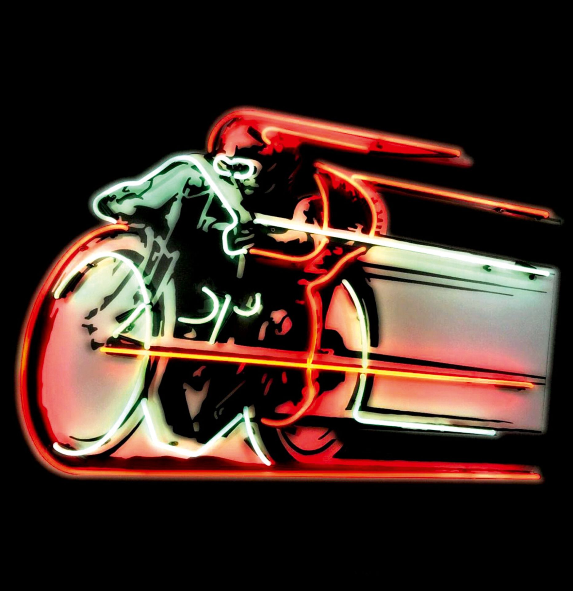 Large Motor Racer Neon Sign