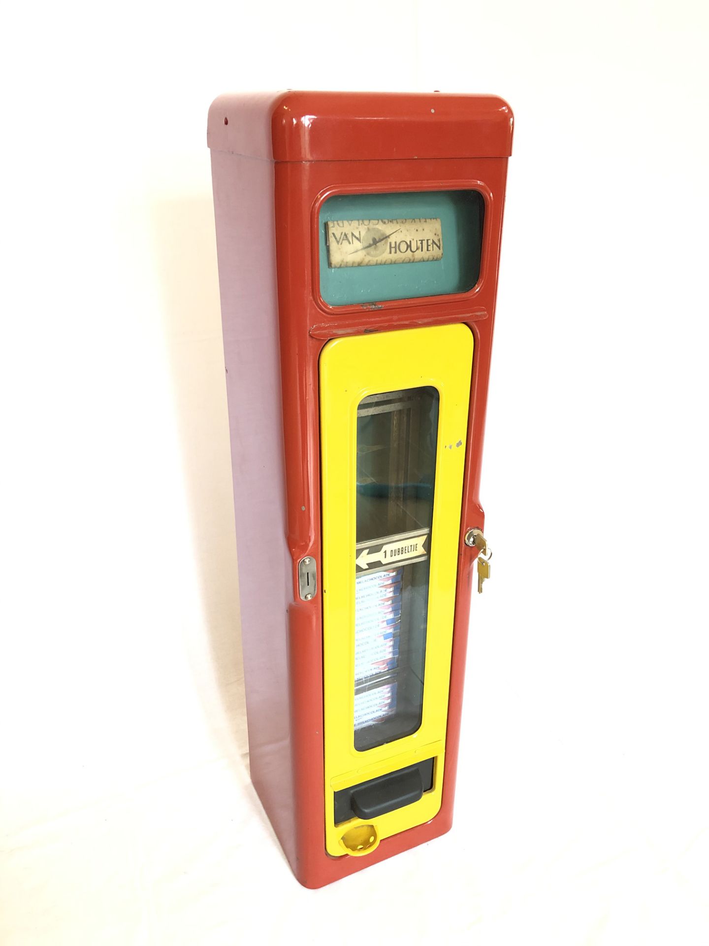 1950 Van Houten Chocolate Bar Vending Machine