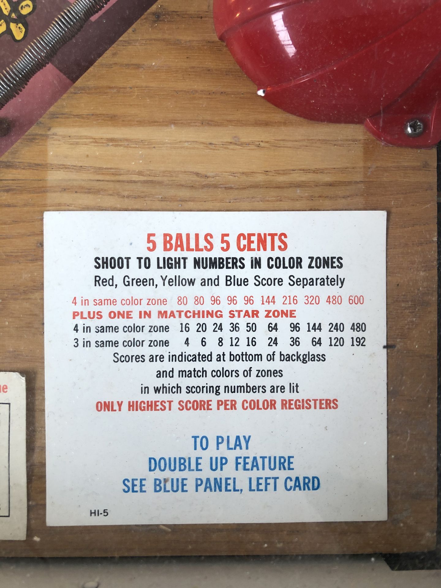 1973 Bally Hawaii Bingo Machine  - Bild 20 aus 20