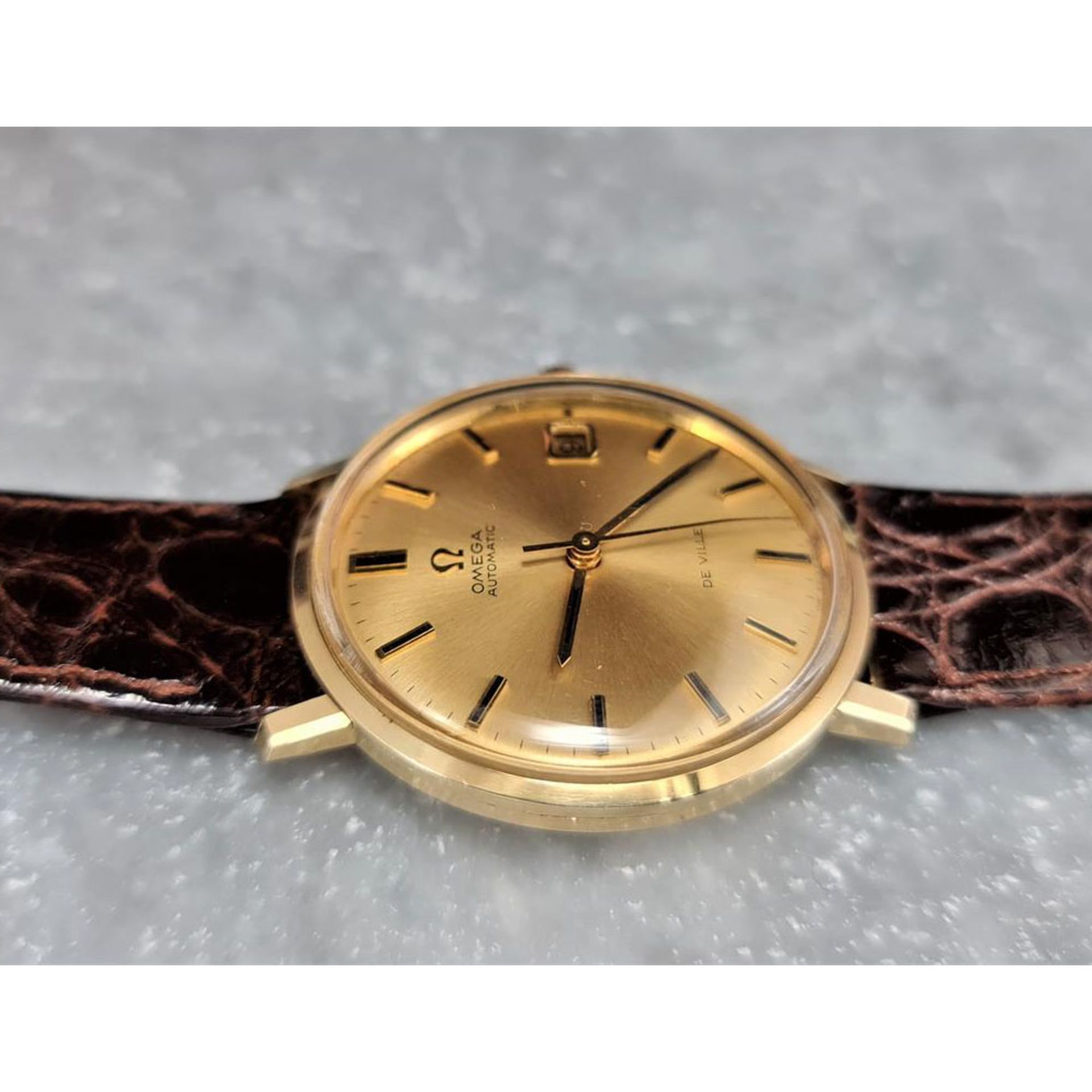 1970 Omega Seamaster De Ville Automatic Date - 14K Gold Watch - Image 5 of 8