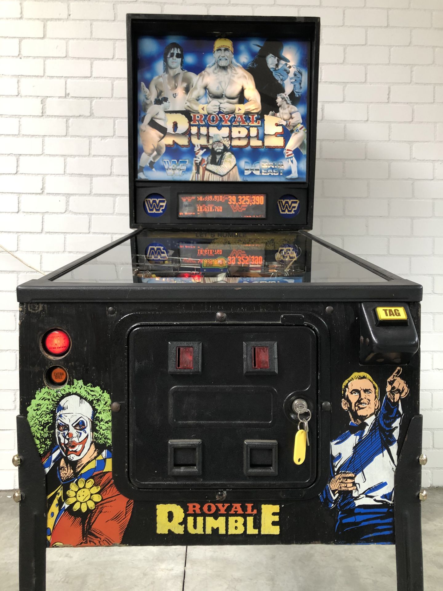 1994 WWF Royal Rumble Data East Pinball Machine  - Image 12 of 19