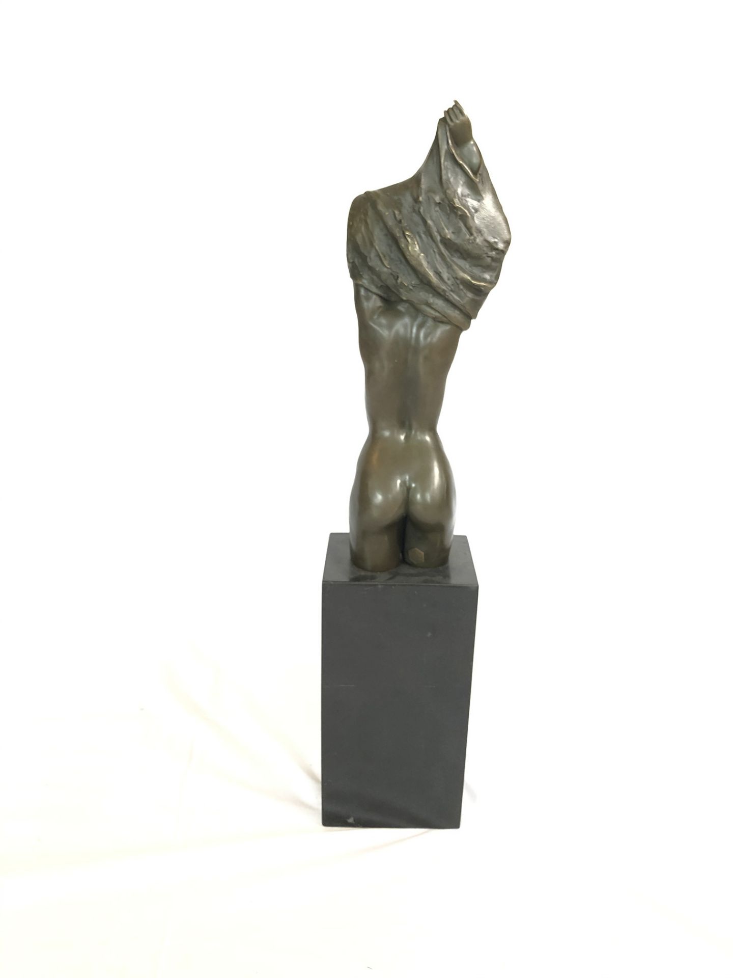 Bronze statue of a woman by artist J. Patoue - Image 5 of 9