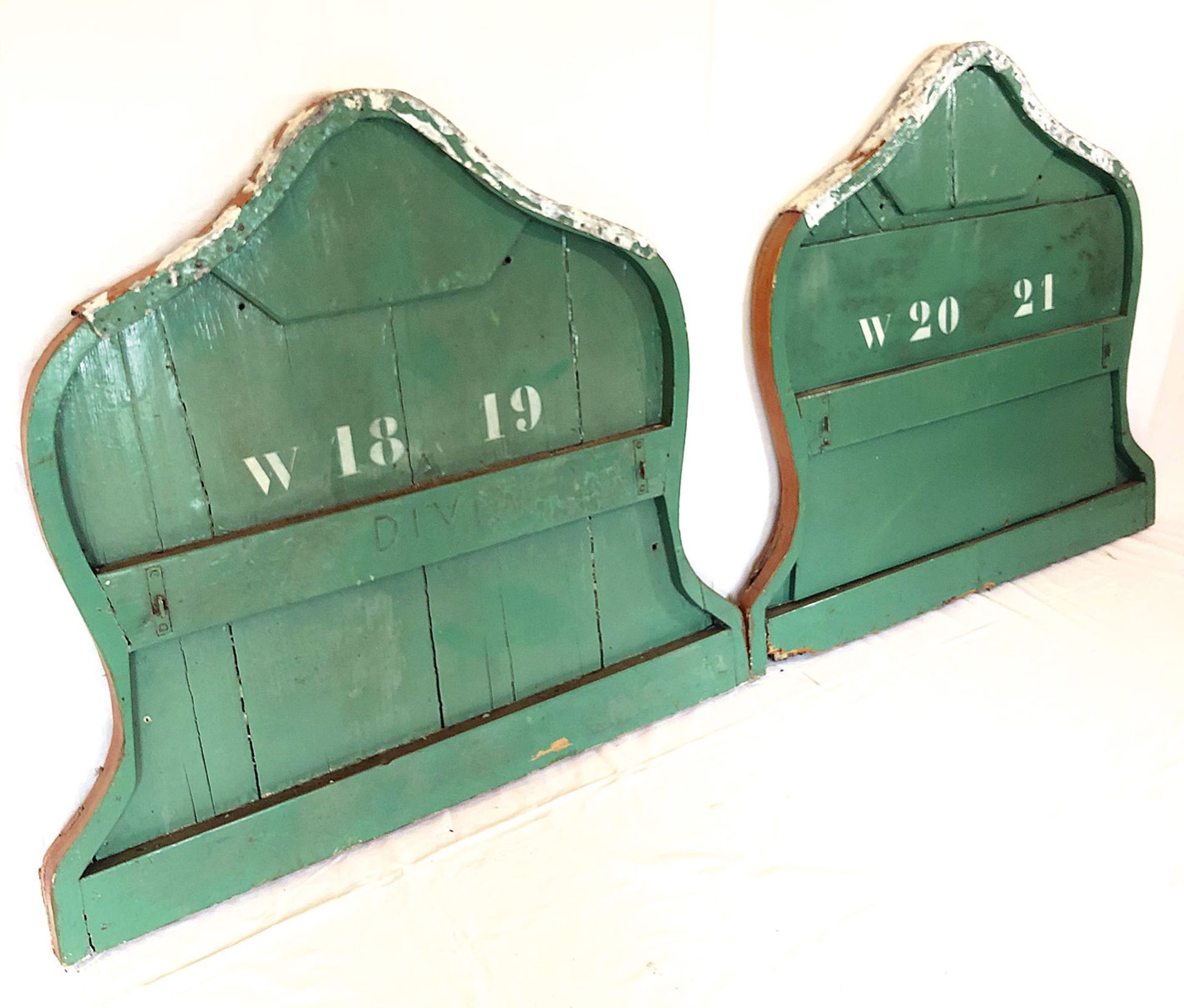 Two early 1900s carousel bench side panels - Image 3 of 4