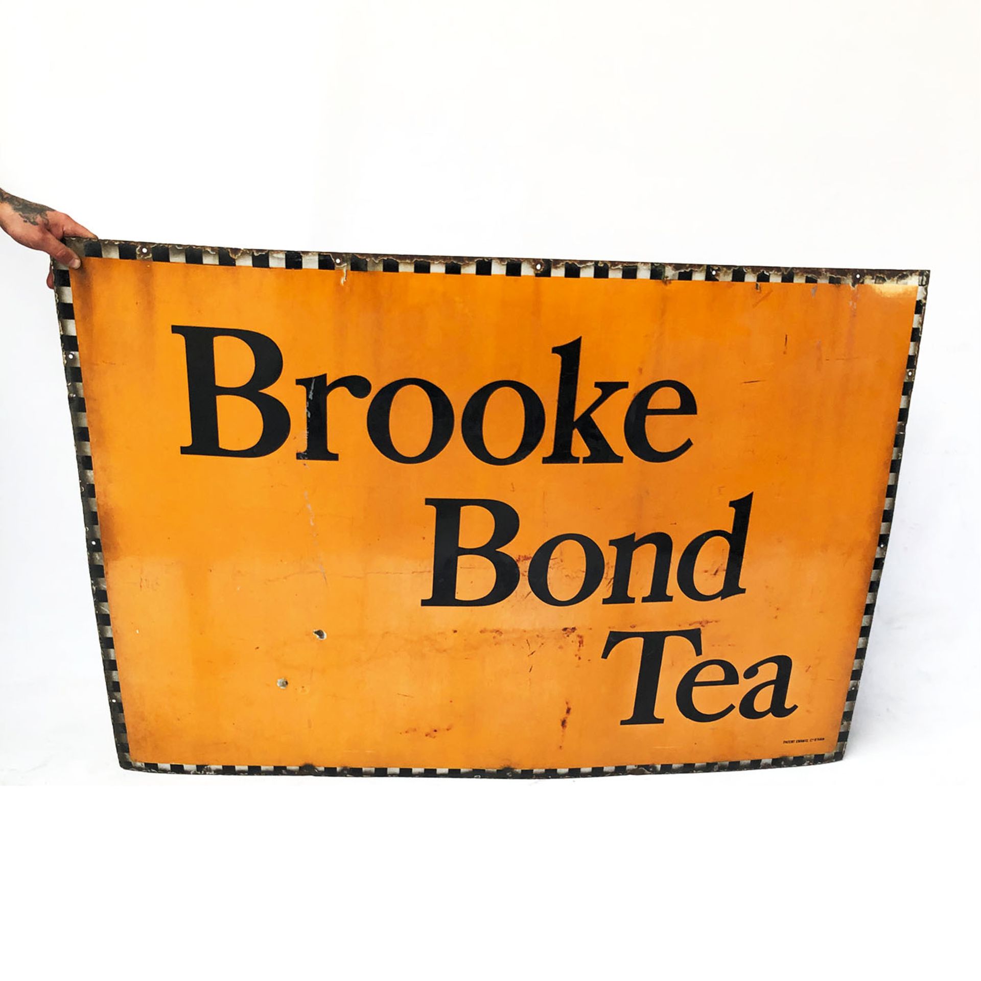 Large Original Brooke Bond Tea Enamel Sign