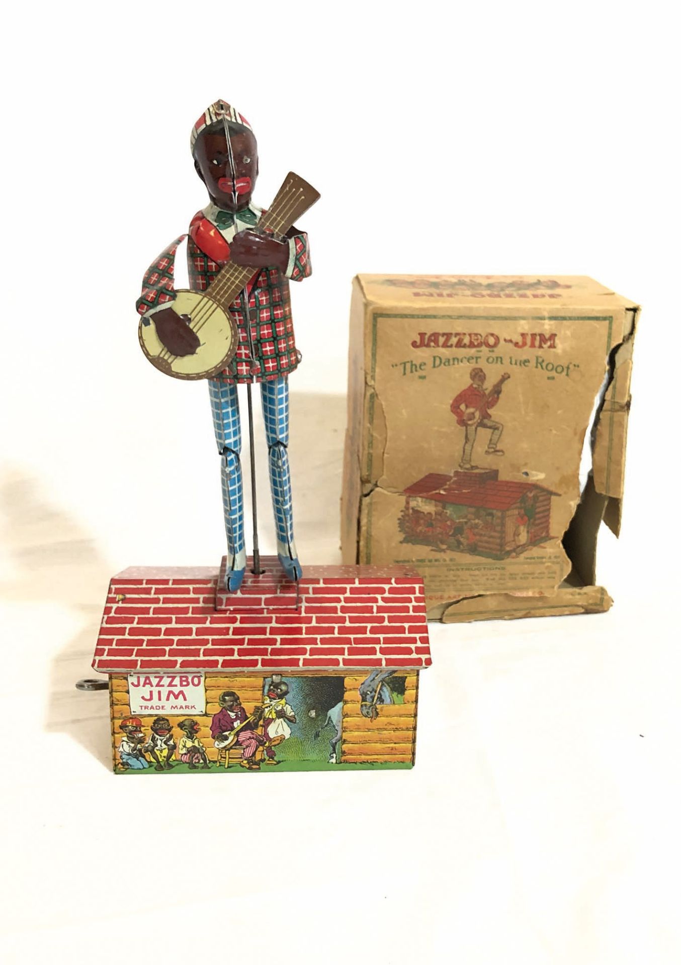 Tin toy Jazzbo Jim "The Dancer on The Roof"