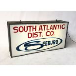 Original Seeburg South Atlantic Distributor Light Box Sign