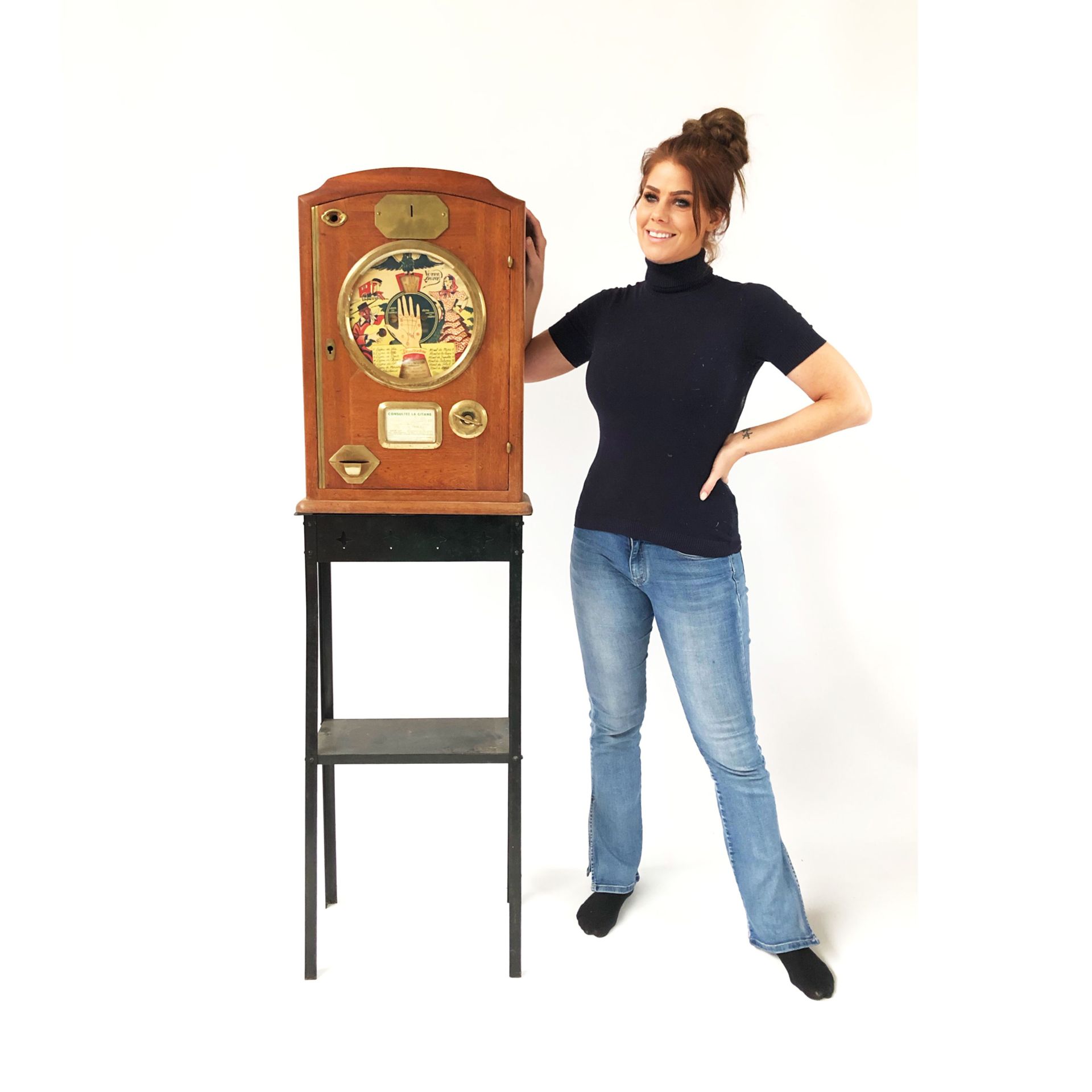 French "Votre Ligne" Fortune Teller Machine ca. 1937 - Image 3 of 5