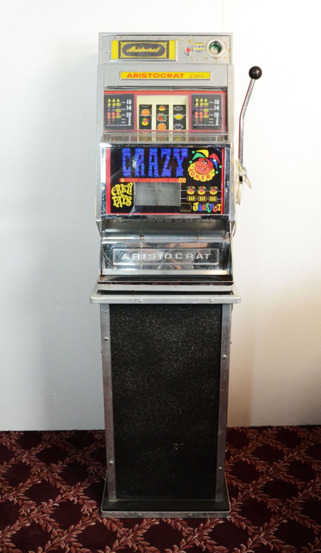 Aristocrat, Esprit Series Slot machine Crazy Joker 