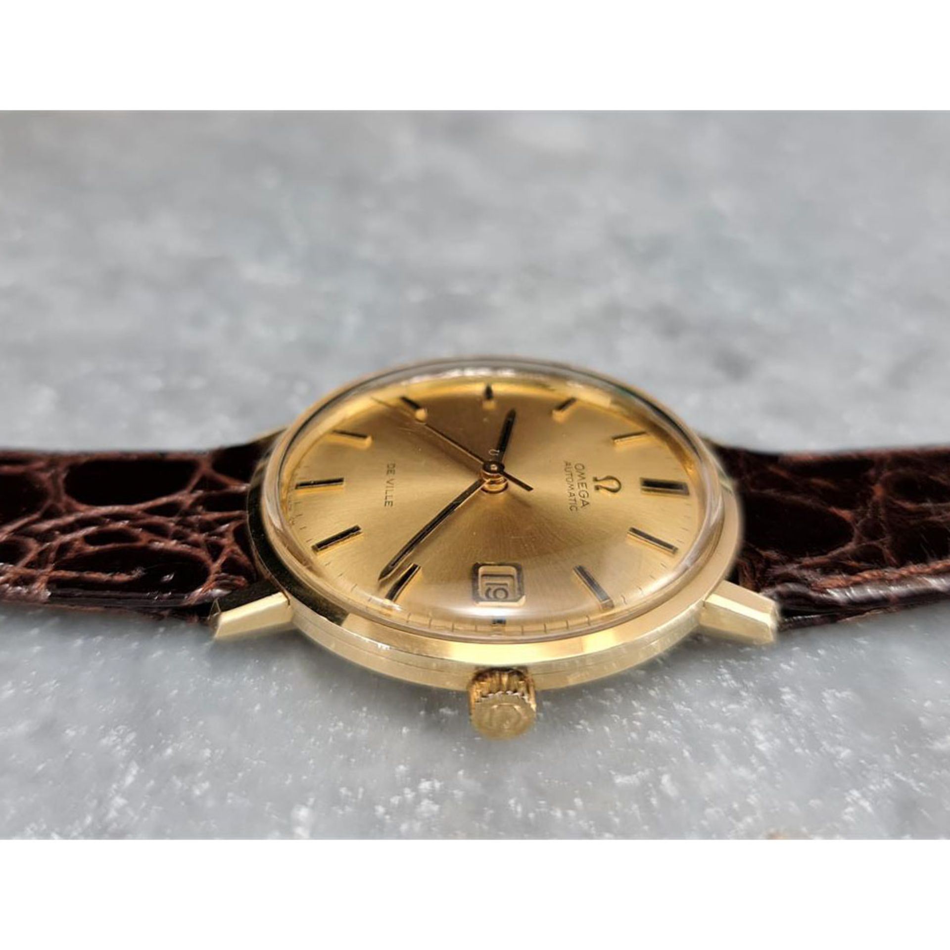 1970 Omega Seamaster De Ville Automatic Date - 14K Gold Watch - Image 4 of 8