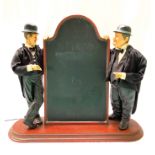 Laurel and Hardy Moving Shop Display / Blackboard