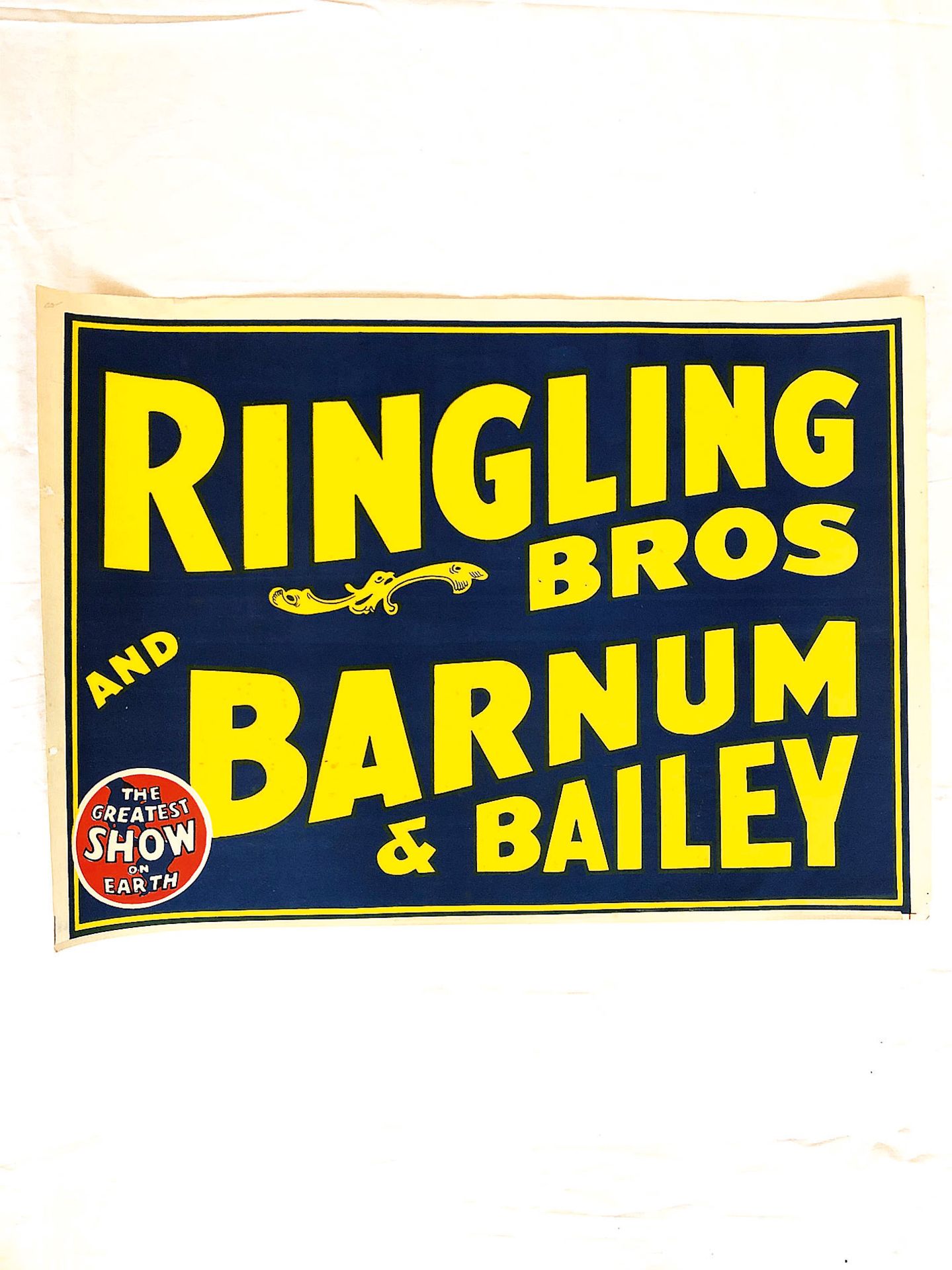 Ringling Bros and Barnum & Bailey Circus Poster ca. 1940-1950 