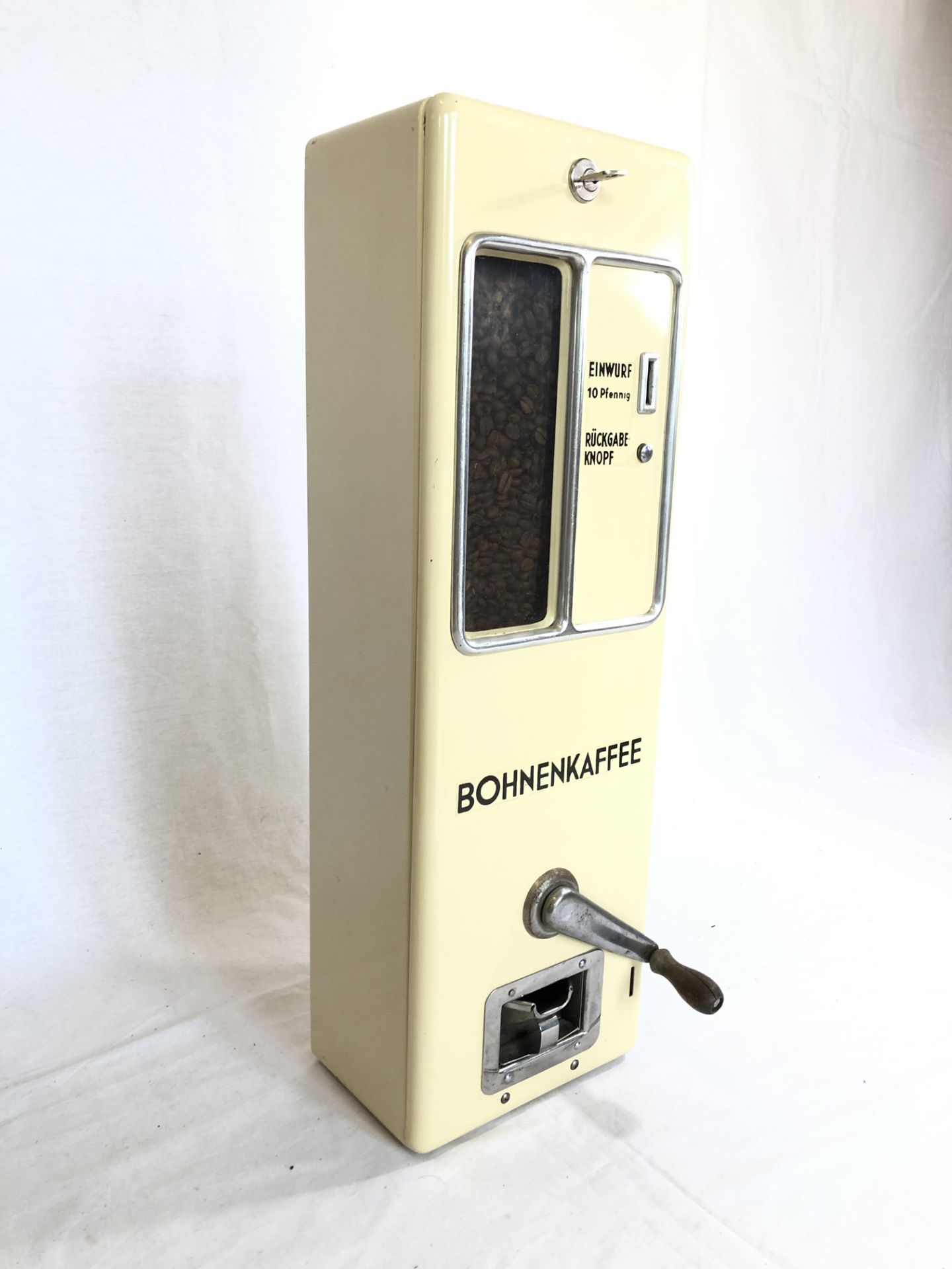 1961 German Ground Coffee Wall Vending Machine - Image 2 of 9