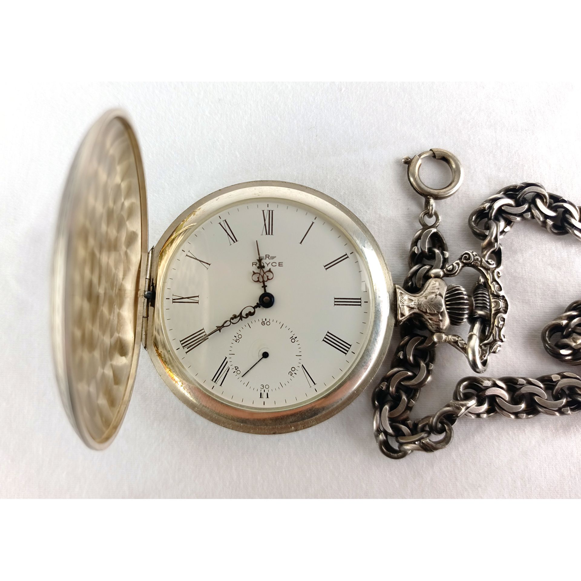 Rolls Royce silver pocket watch - Image 3 of 4