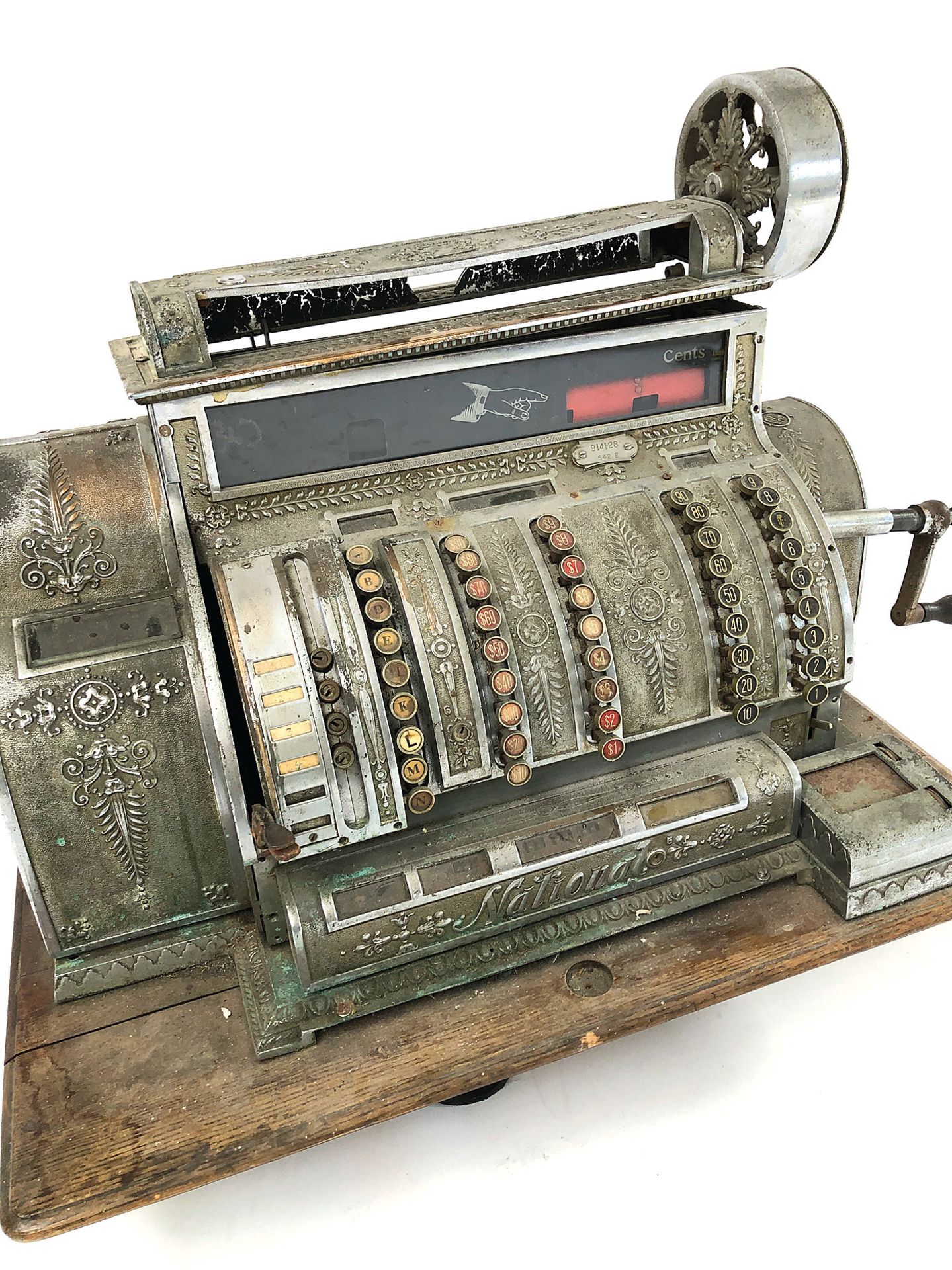 1911 Unrestored Original National Cash Register - Image 3 of 5