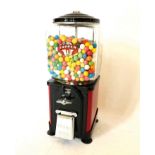 Original 1950s 1 cent Topper gumball machine