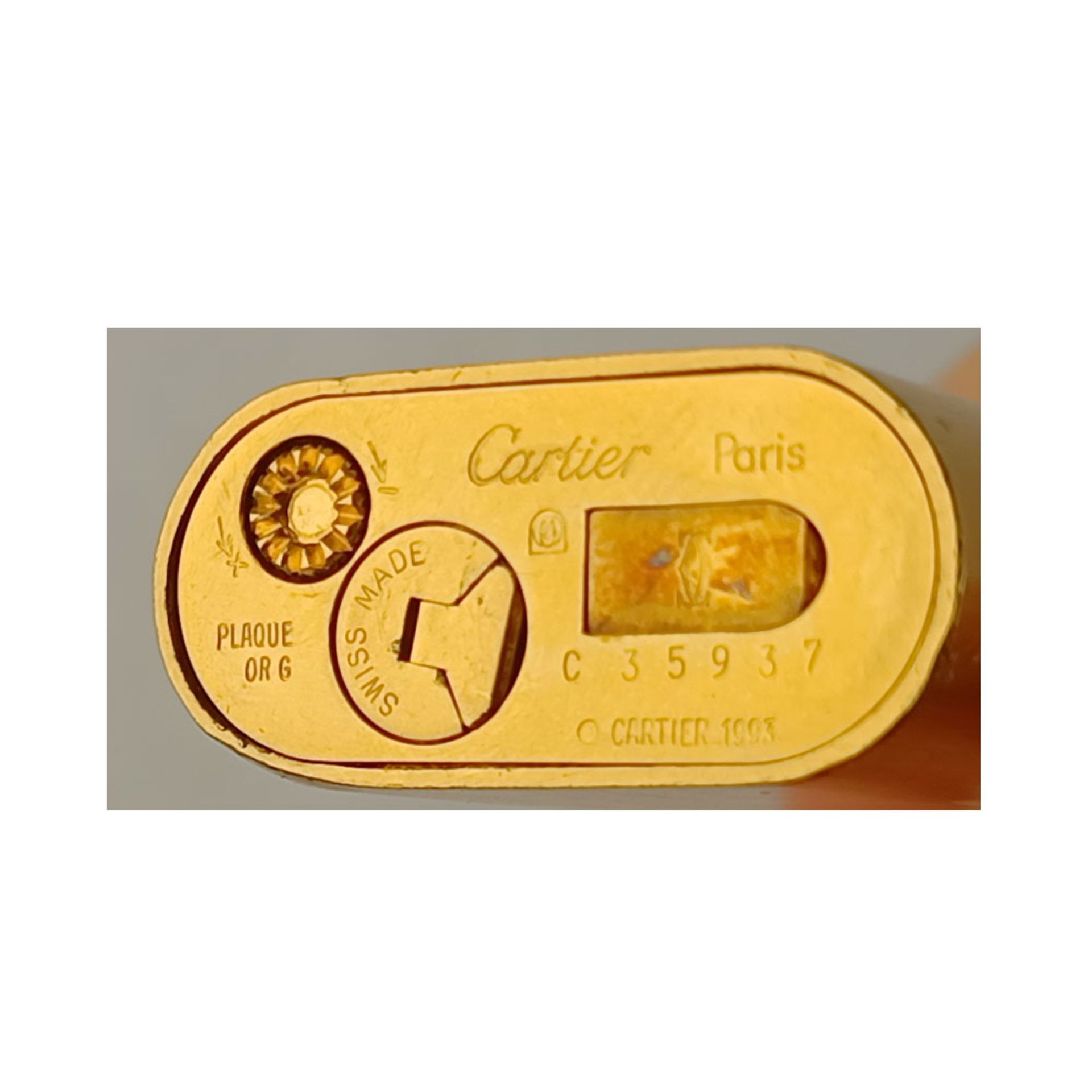 Cartier gold plated lighter 1993 - Image 4 of 6