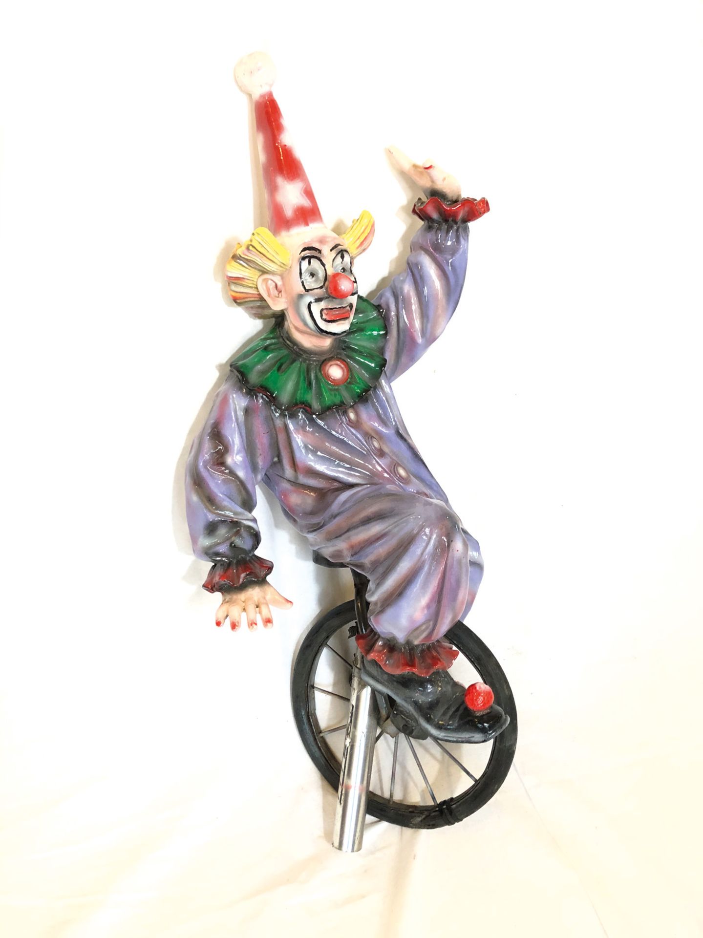 Fairground Carousel Peak Decoration - Polyester Clown