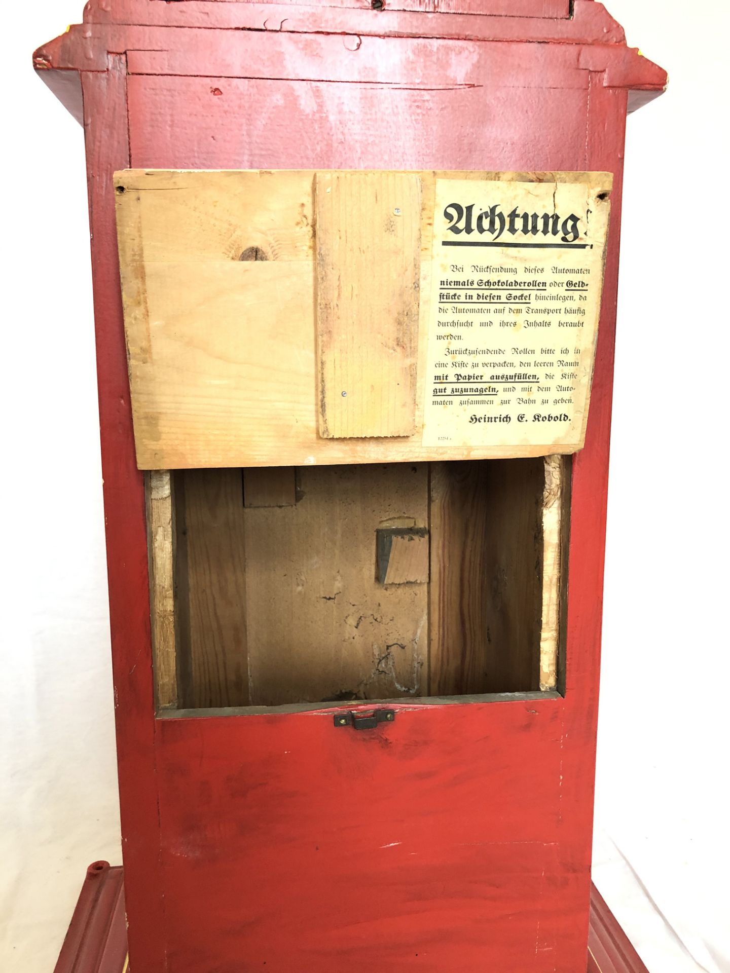 Original 1915 Kobold Chocolate Vending Machine - Image 14 of 14