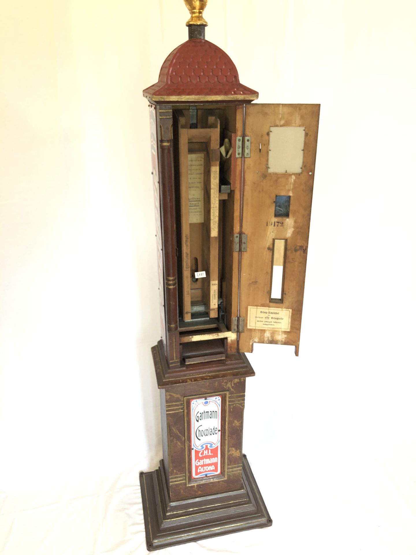 Original 1905 Gartmann Chocolate Vending Machine - Image 3 of 13