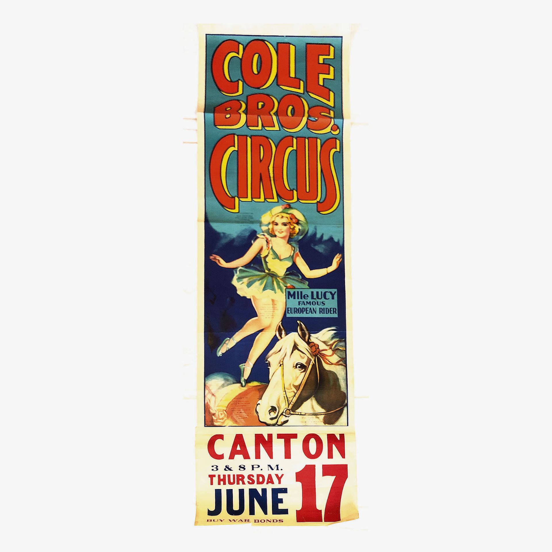 Colebros Circus Poster ca. 1940-1950 