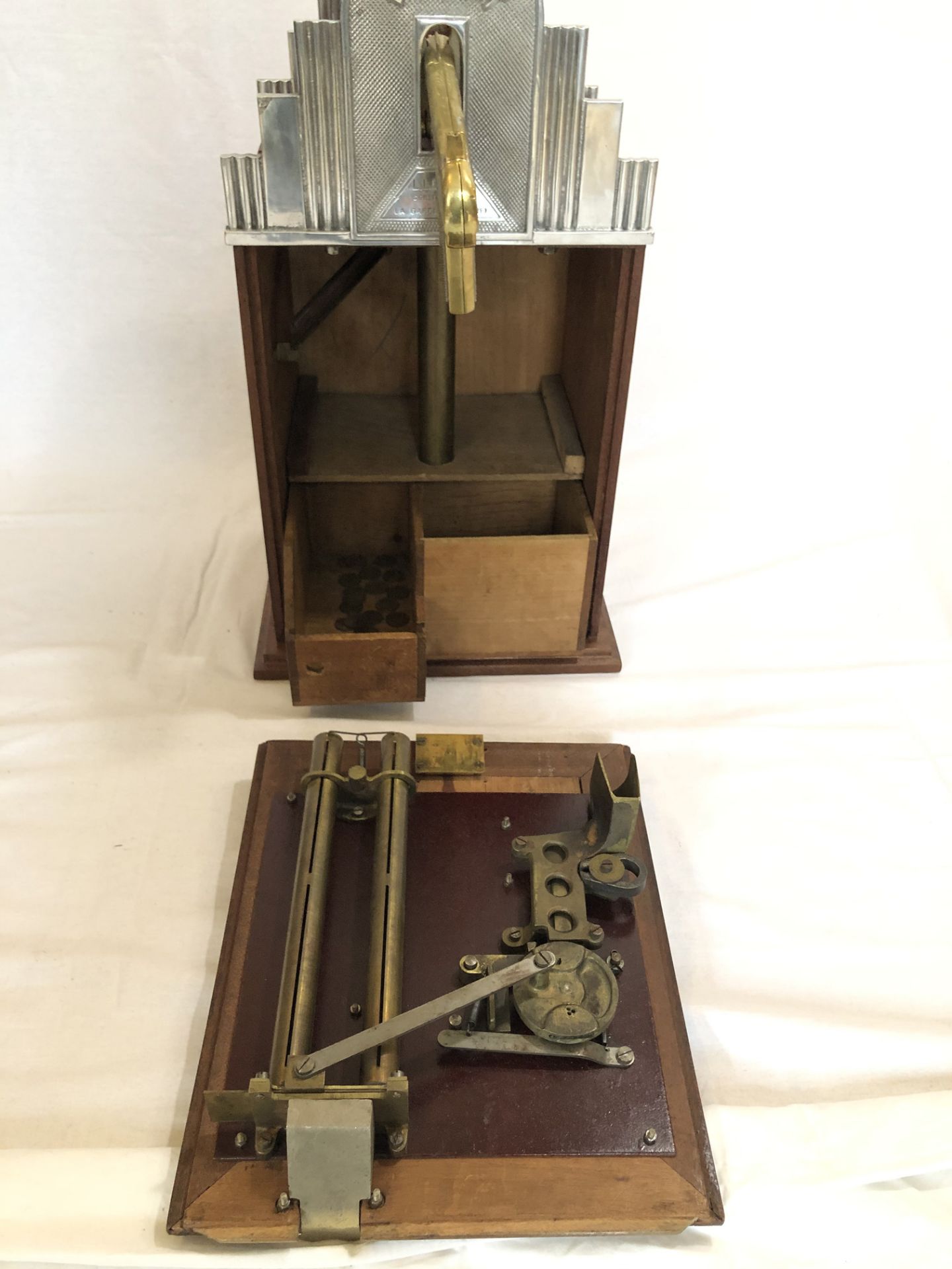 1930s L'Eclair Mechanical Coin-op Shooting Game - Bild 9 aus 9