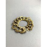 French White and Yellow Gold Bracelet, Georges Lenfant signed GL