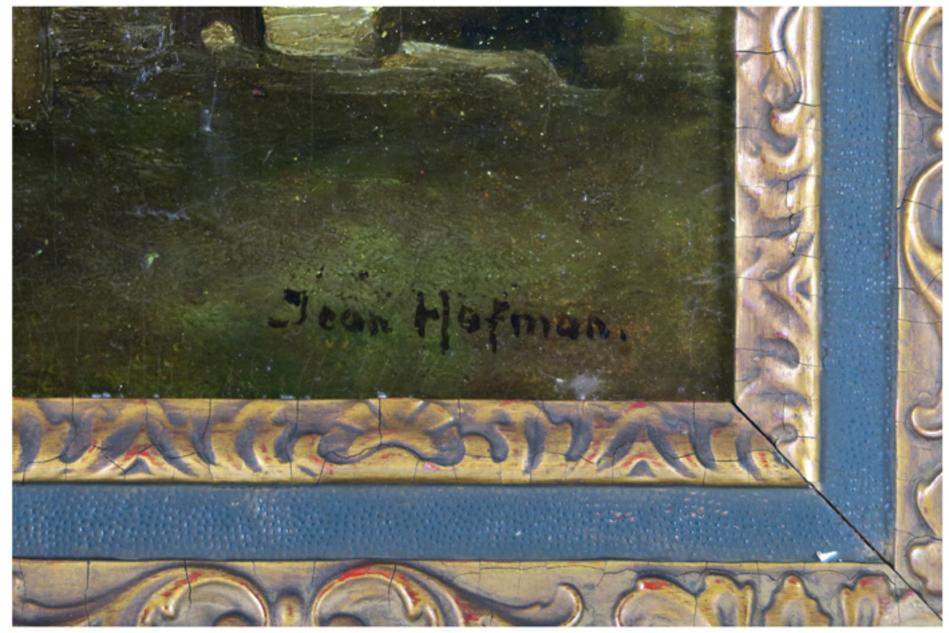20th Cent oil painting on board - signed Jean Hofman HOFMAN JEAN (1889 - 1966) olieverfschilderij op - Image 2 of 4