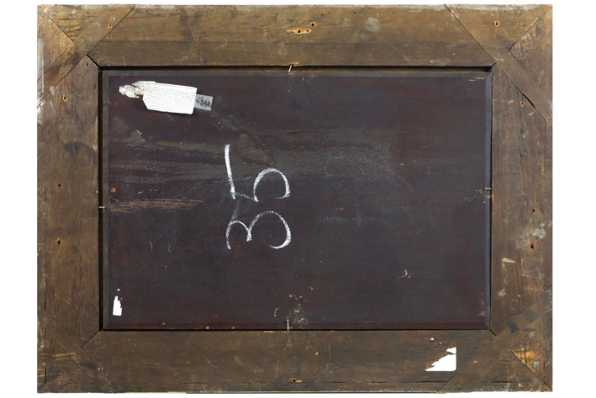 19th Cent. Belgian oil on panel - signed Felix De Baerdemaecker DE BAERDEMAECKER FELIX (1836 - 1878) - Image 4 of 4