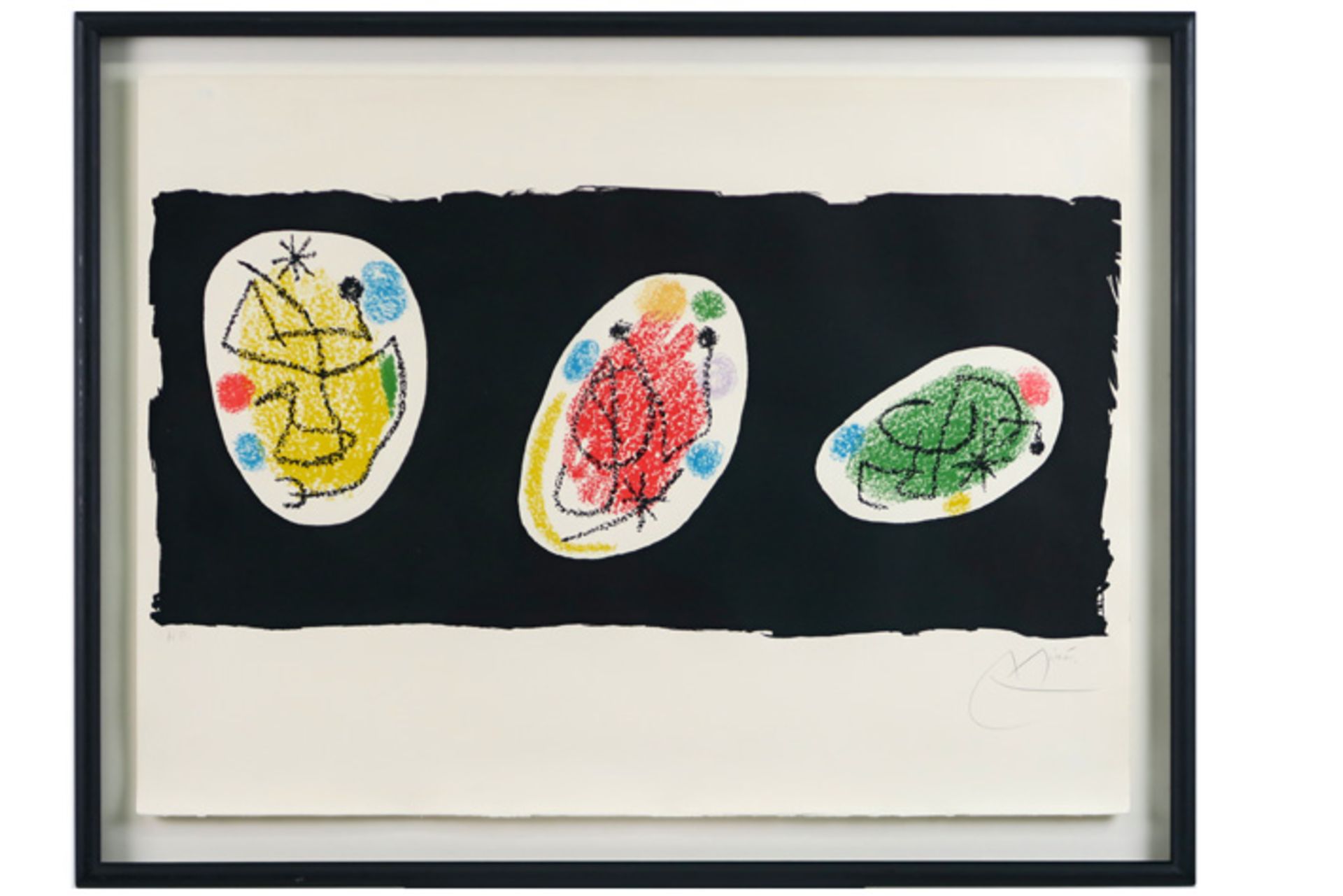 Joan Miro "Revue XXe Siècle" lithograph printed in colors - signed MIRO JOAN (1893 - 1983) - Bild 3 aus 3