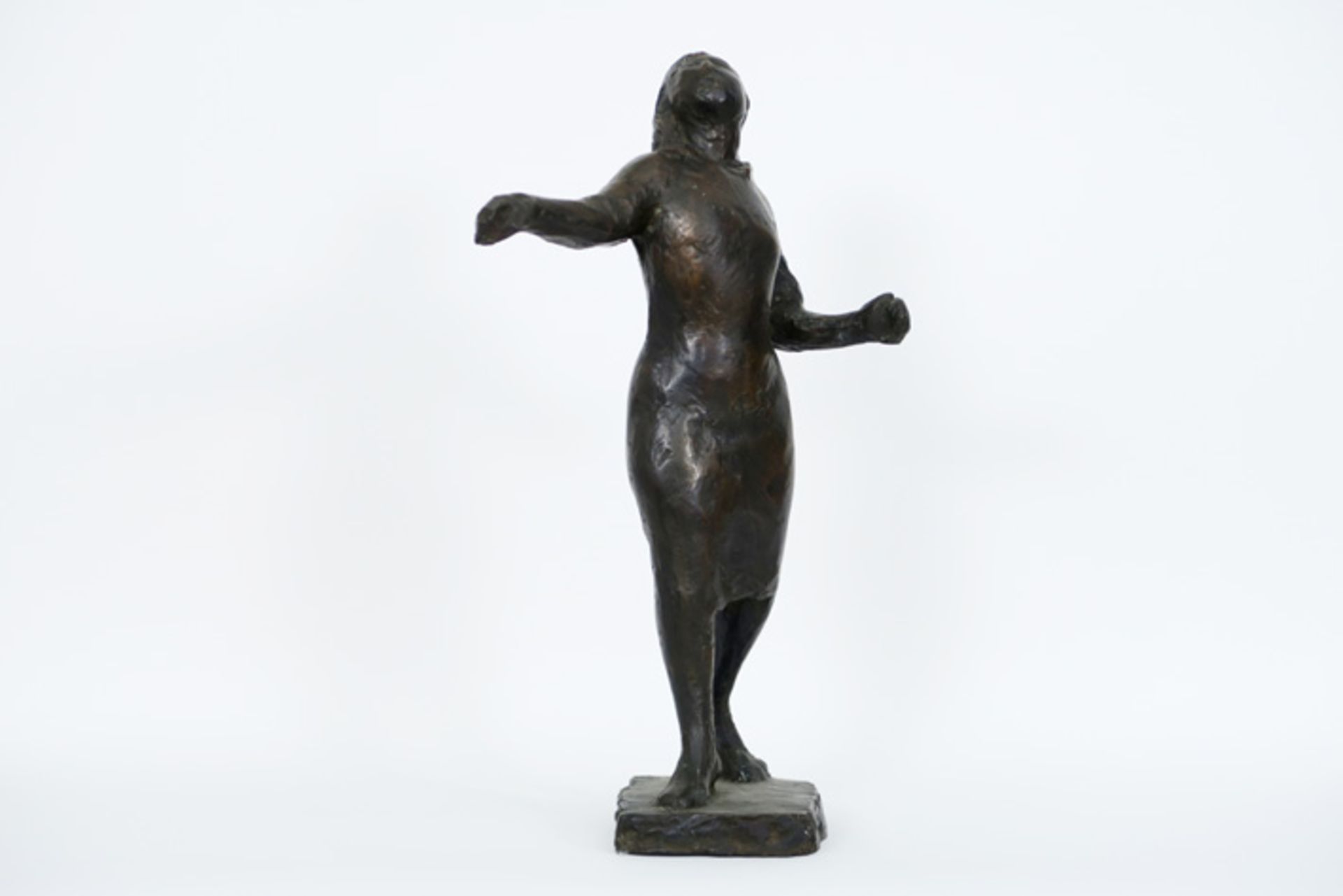 20th Cent. Mexican sculpture in bronze - attributed to Francesco Zuniga ZUNIGA FRANCESCO (1912 - - Image 2 of 3