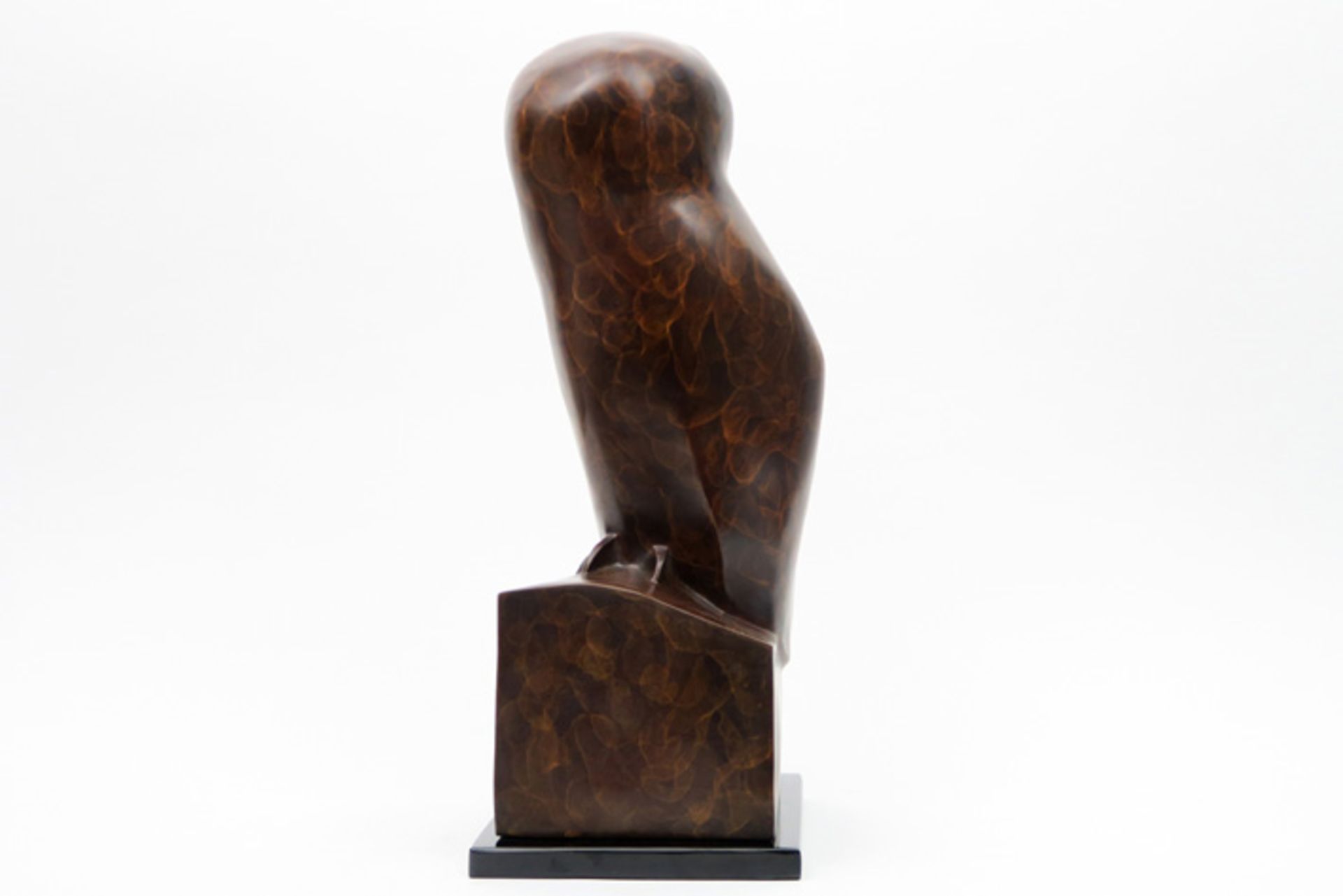 "Big Owl" sculpture in bronze (posthumous cast) - signed François Pompon and with foundry mark - Image 2 of 3