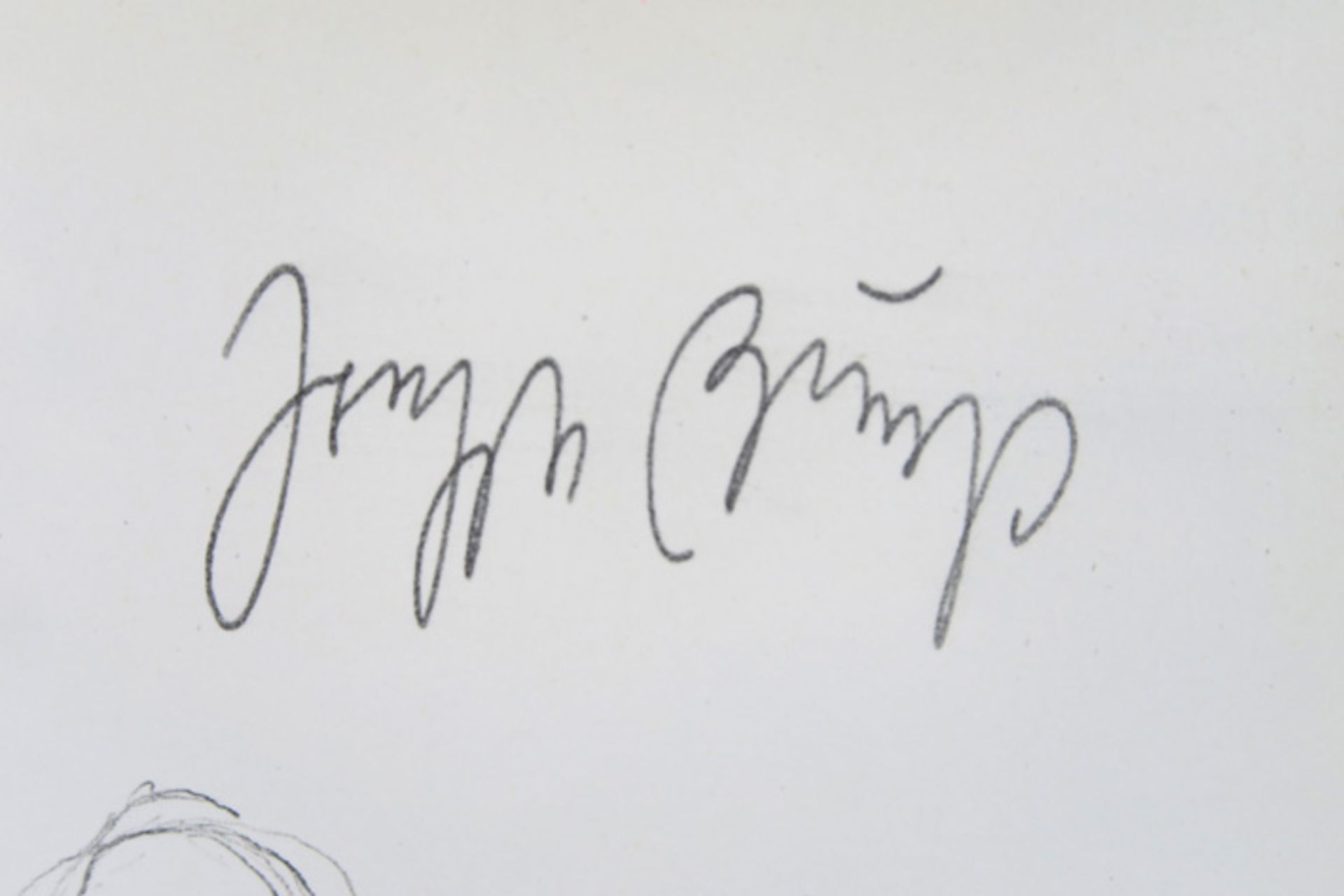 Joseph Beuys signed grano-lithography dd 1974 BEUYS JOSEPH (1921 - 1986) granolithografie (volledig, - Bild 2 aus 4