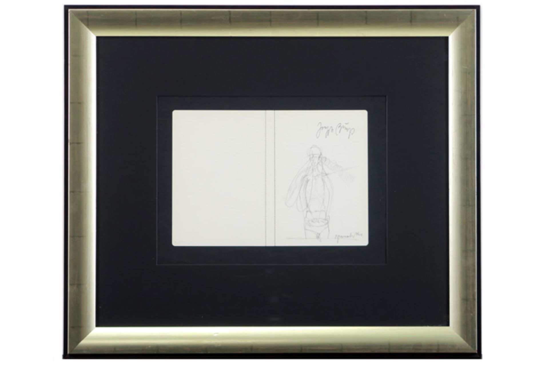 Joseph Beuys signed grano-lithography dd 1974 BEUYS JOSEPH (1921 - 1986) granolithografie (volledig, - Bild 4 aus 4