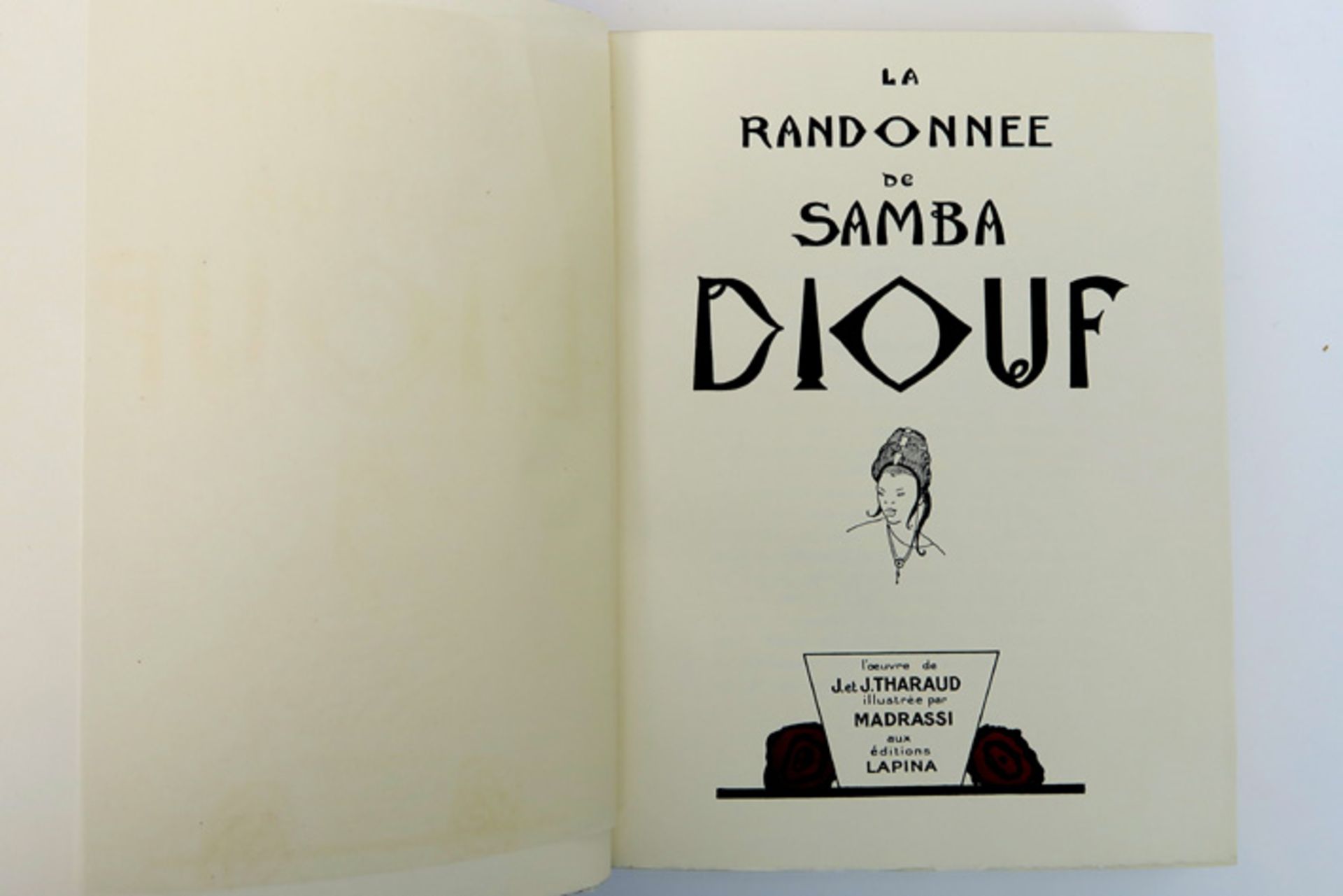 Fraai geïllustreerde luxe uitgave van de roman "La Randonnée de Samba Diouf" van Jérôme (1874 - - Image 4 of 5