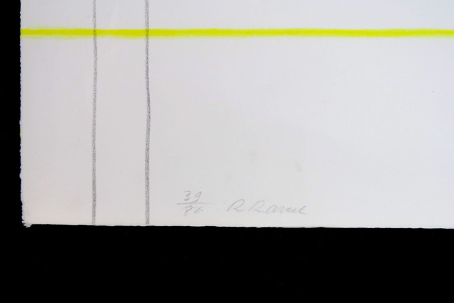 RAVEEL ROGER (1921 - 2013) kleurlitho n° 39/80 : "Genesis 14.21" - 56 x 77 getekend||20th Cent. - Image 3 of 3