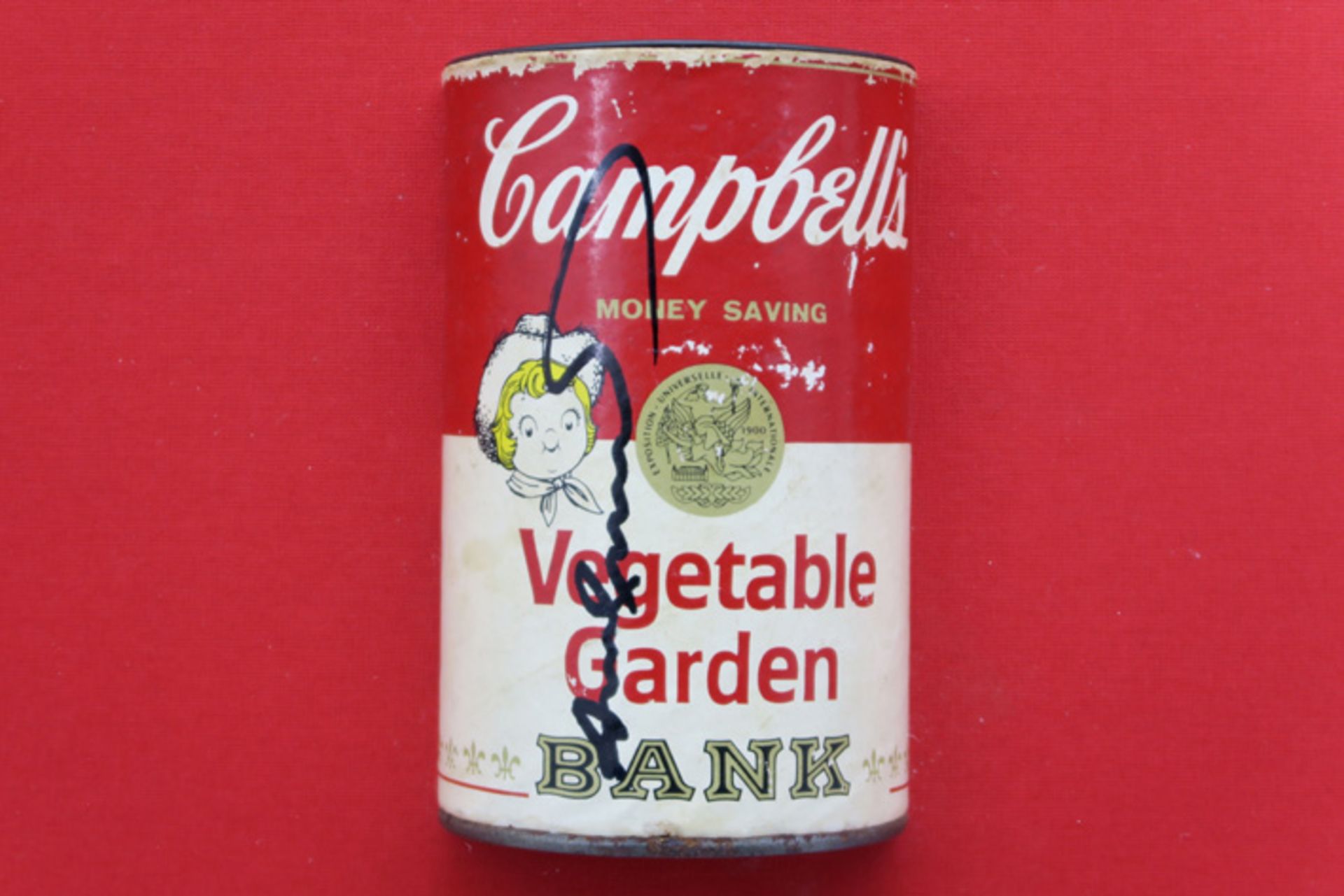 WARHOL ANDY (1930 - 1987) met de hand gesigneerd object (spaarpot) in de vorm van een blik " - Image 3 of 4