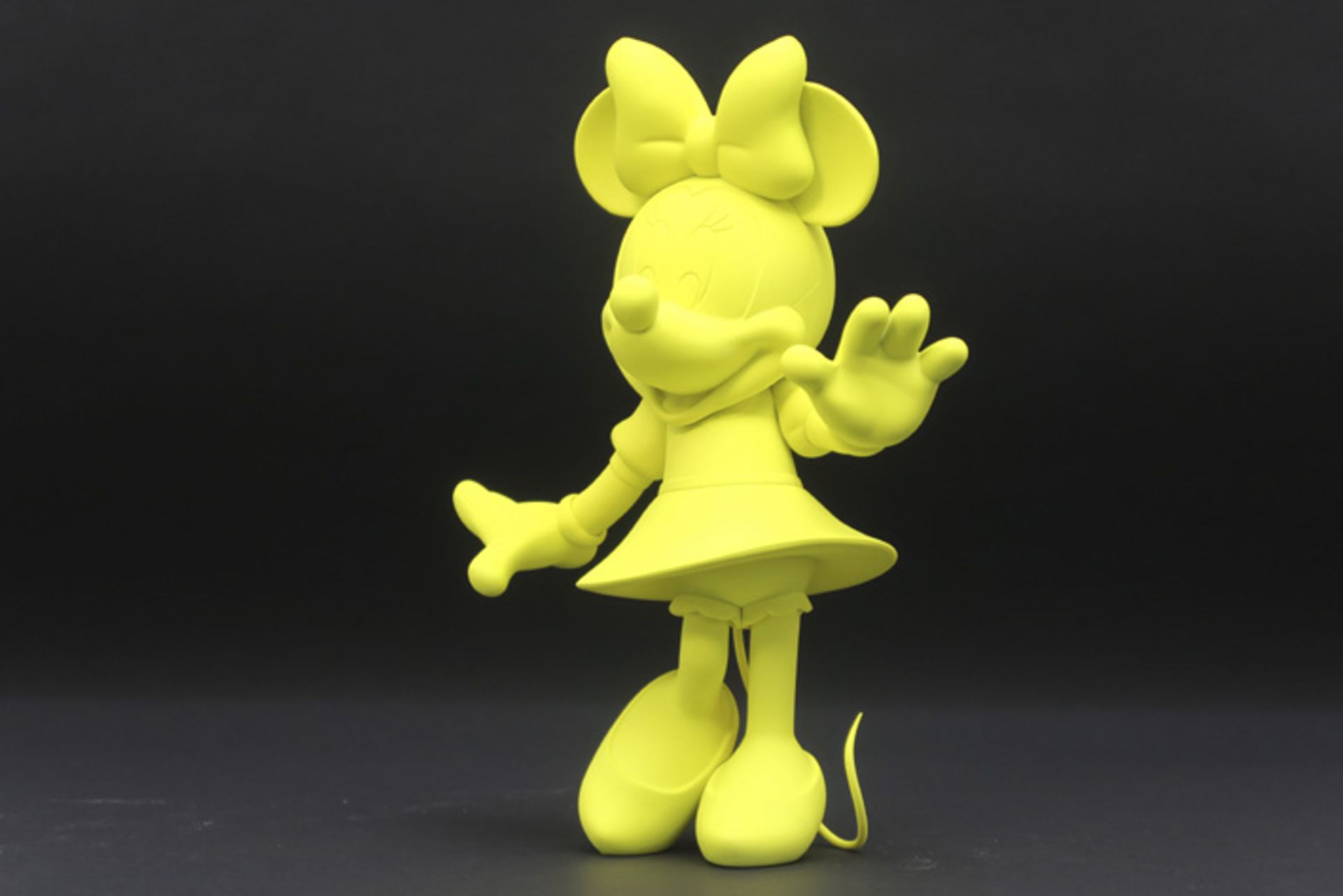 LEBLON DELIENNE & DISNEY "Minnie Mouse" - sculptuur in hars (neon yellow uitvoering) - hoogte : 31 - Bild 3 aus 5