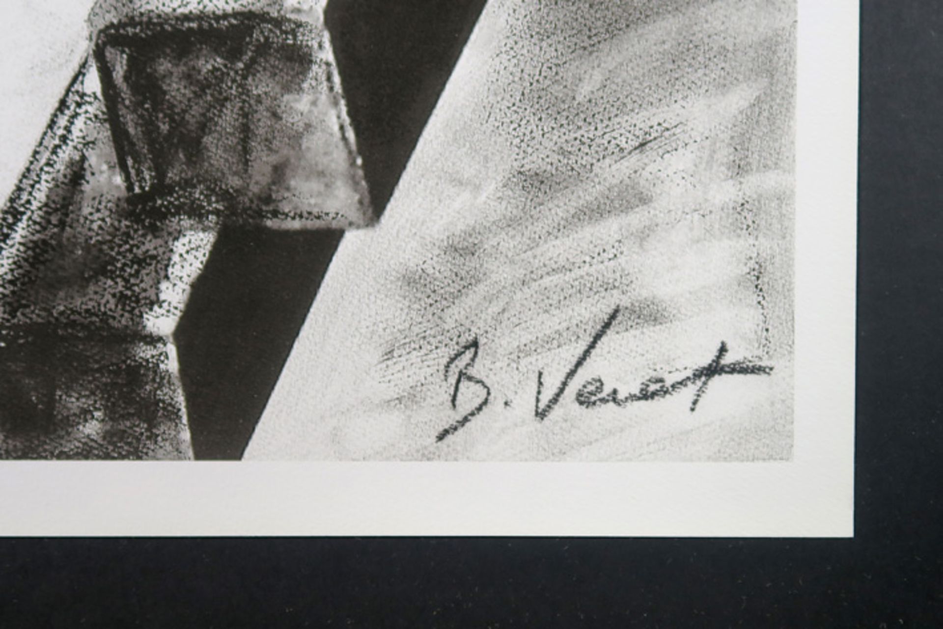 VENET BERNAR (° 1941) grote digigrafie n° 10/60 met een typische compositie - 112 x 82,5 - Image 3 of 3