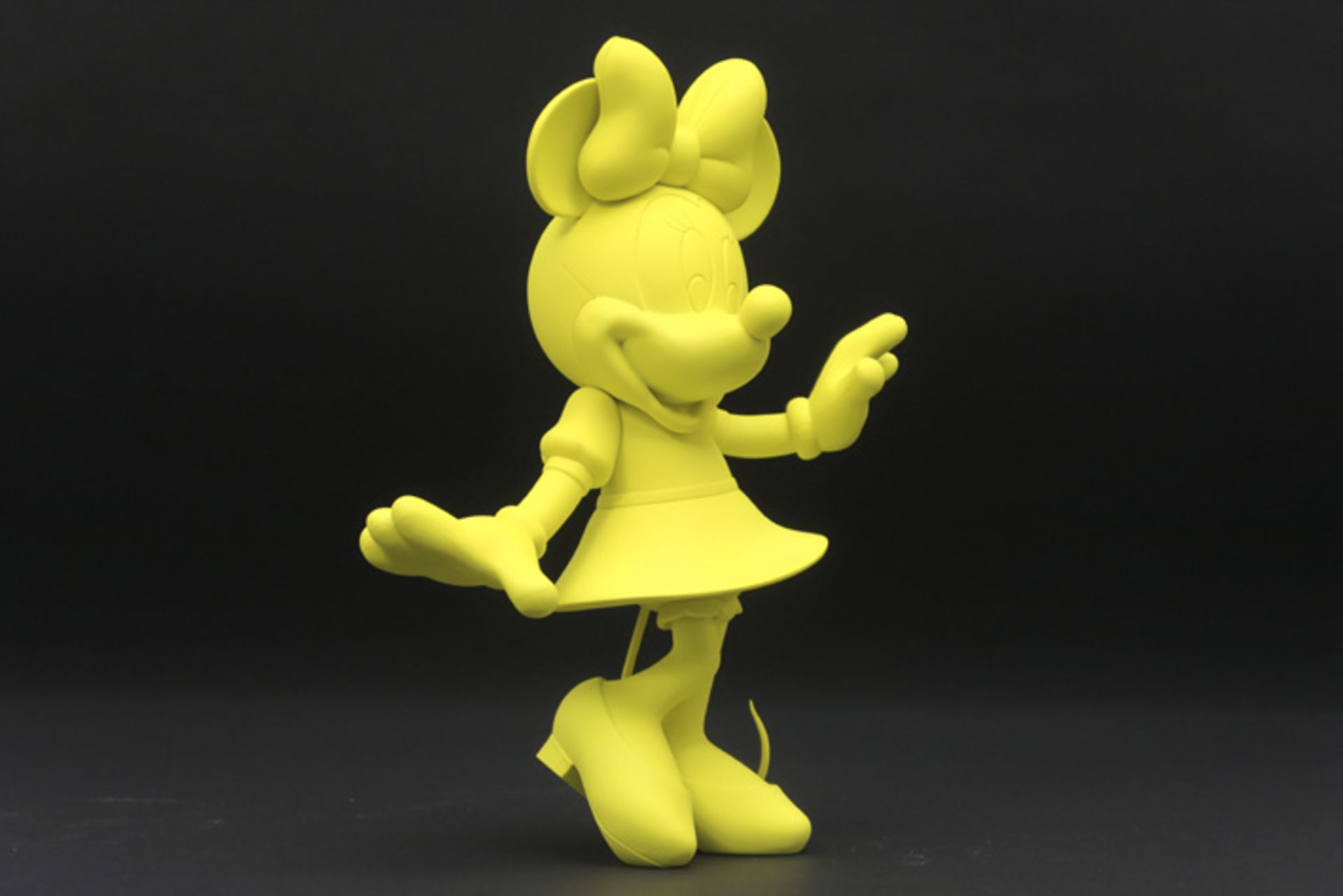 LEBLON DELIENNE & DISNEY "Minnie Mouse" - sculptuur in hars (neon yellow uitvoering) - hoogte : 31 - Bild 2 aus 5